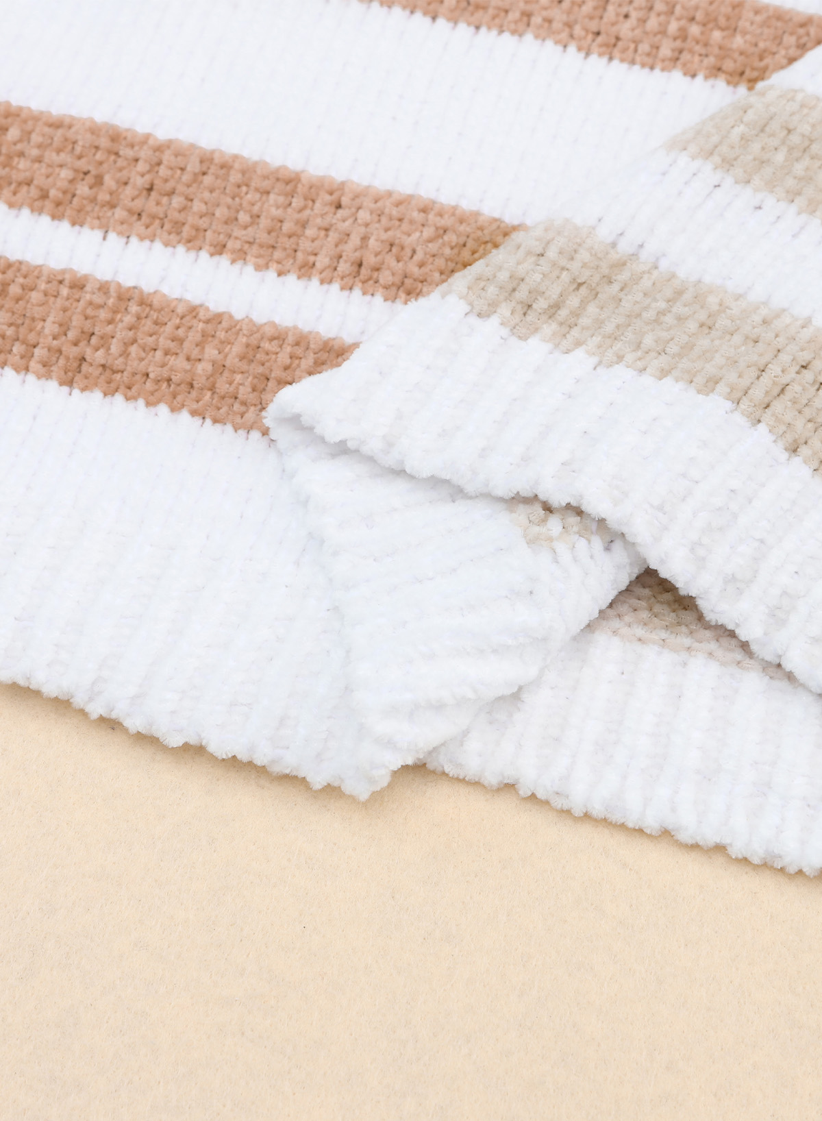 Stripe Blocked Drop Shoulder Slouchy Sweater - loveforevers