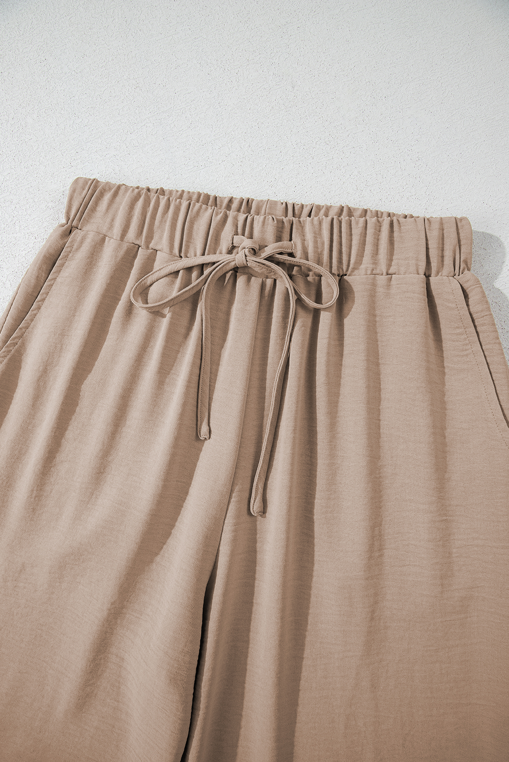 Goat Buttoned Vest Drawstring Wide Leg Pants 2pcs Set - loveforevers