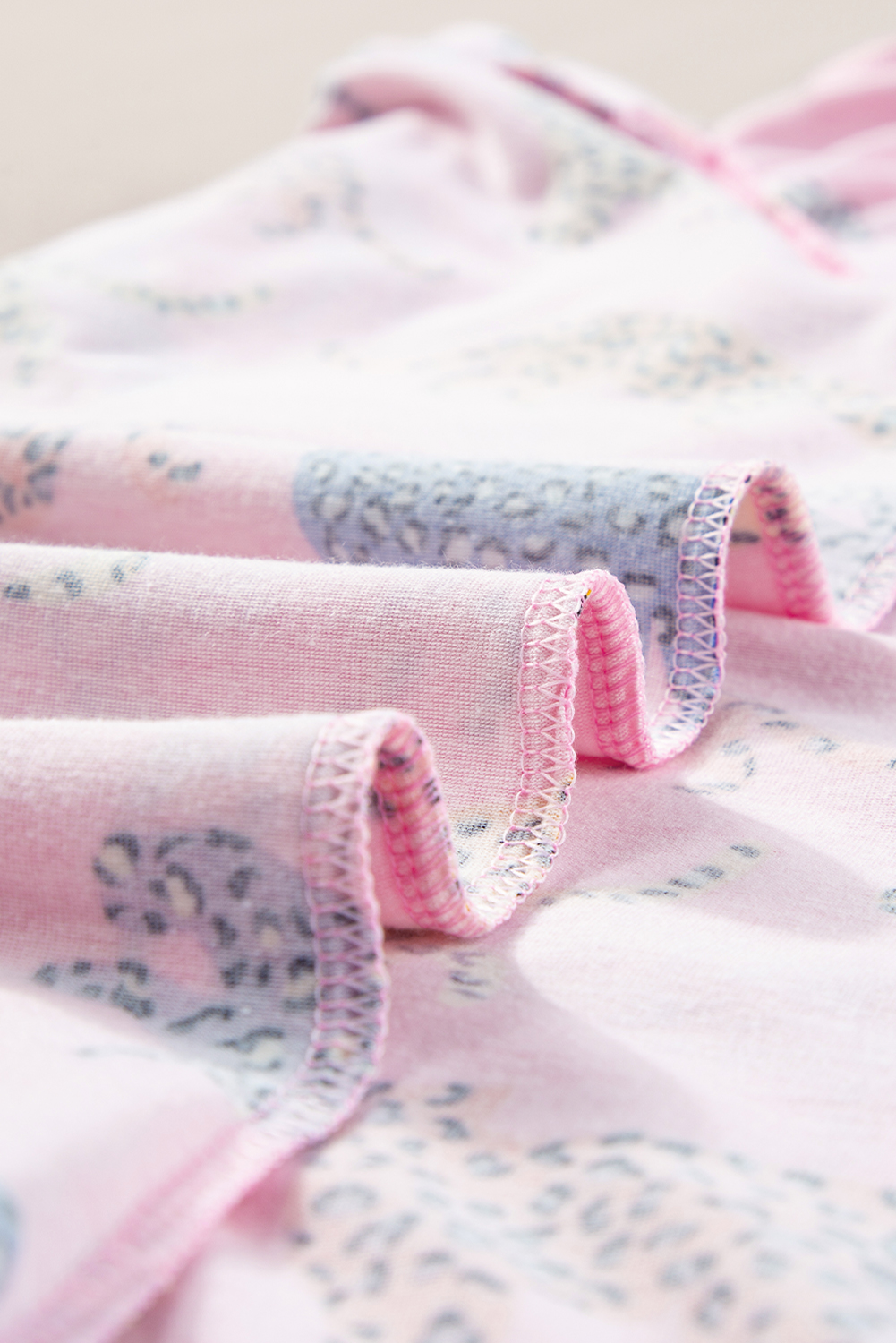 Pink Cheetah Print Shirt and Pants Pajama Set - loveforevers