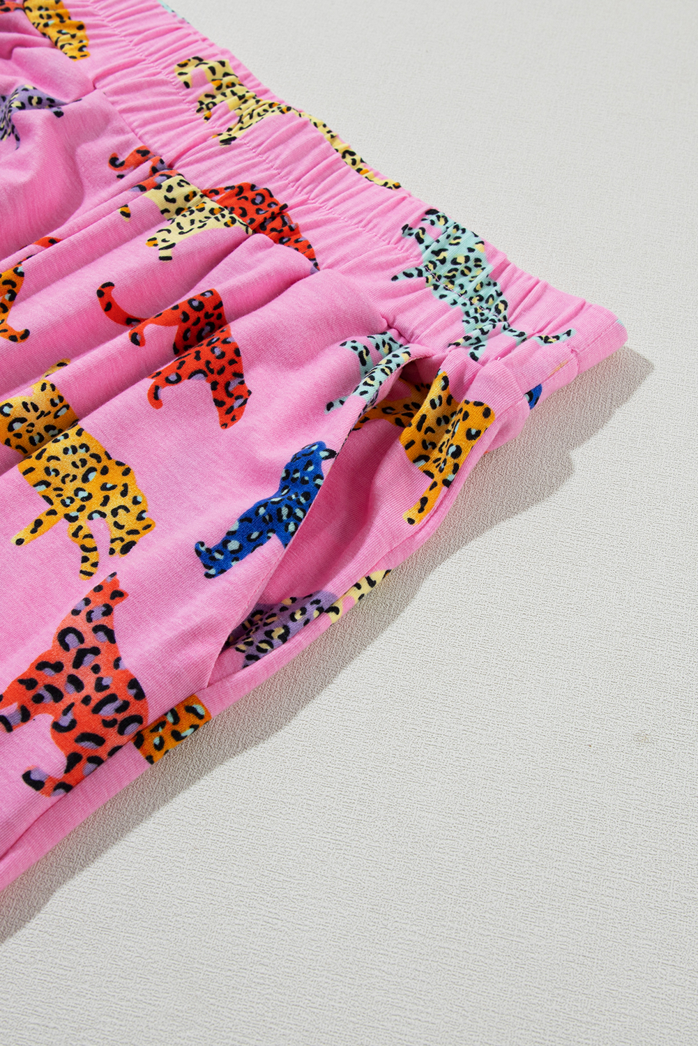 Pink Cheetah Print Shirt and Pants Pajama Set - loveforevers