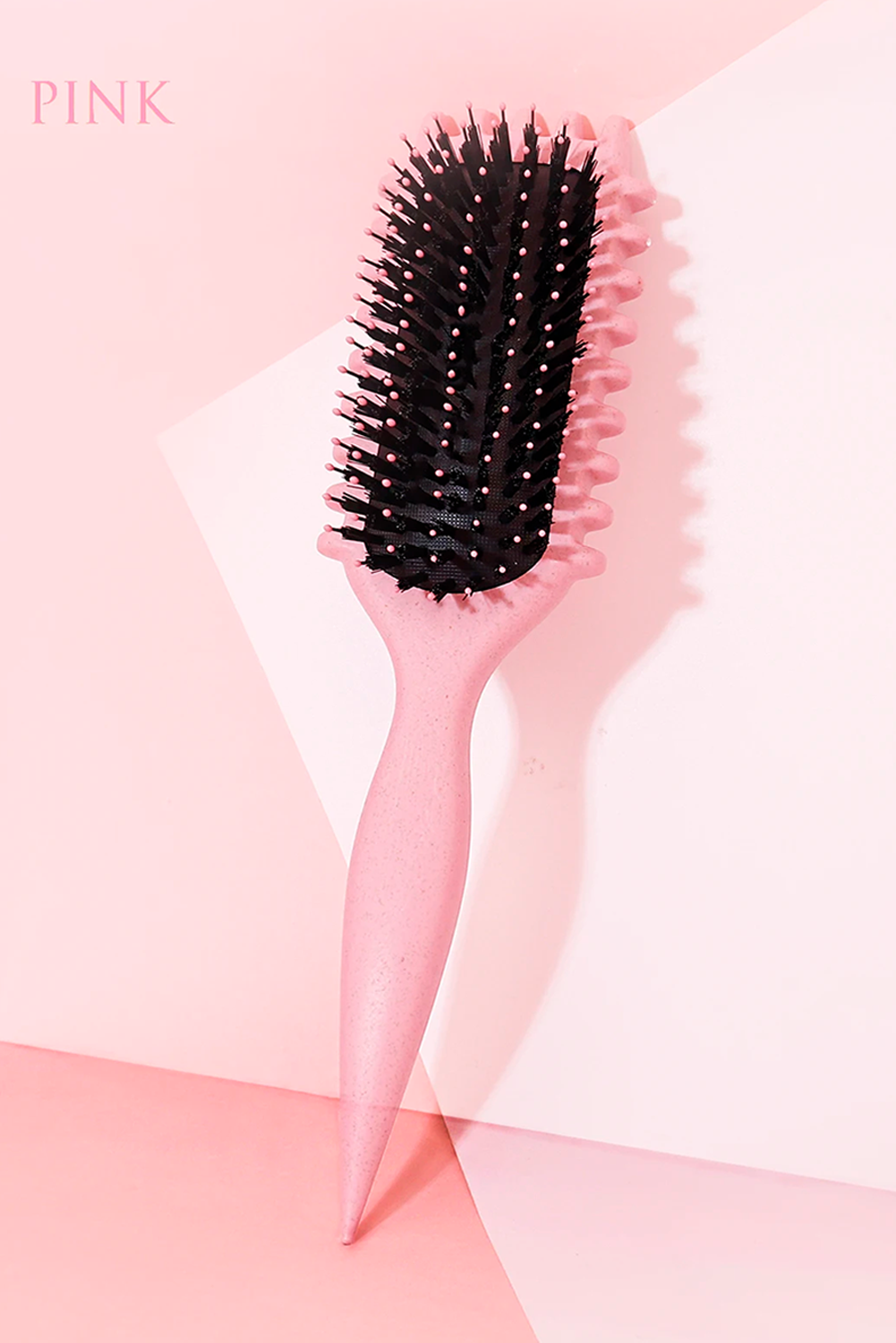 Pink Curl-Enhancing Air Cushion Comb - loveforevers