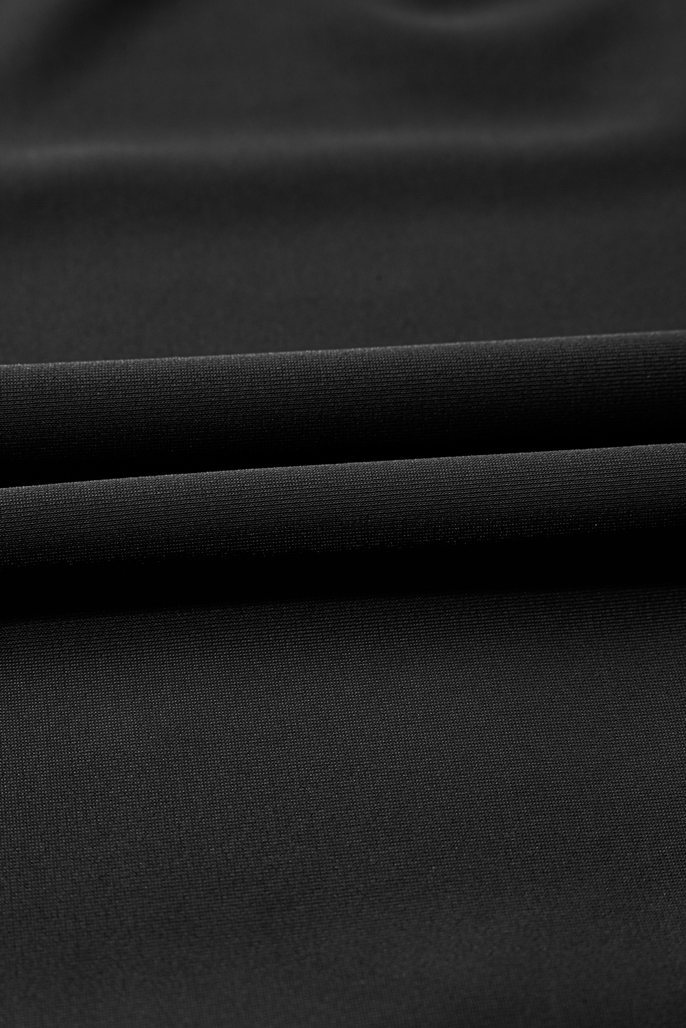 Black Grommet Shoulder Strap Pleated Swim Dress - loveforevers