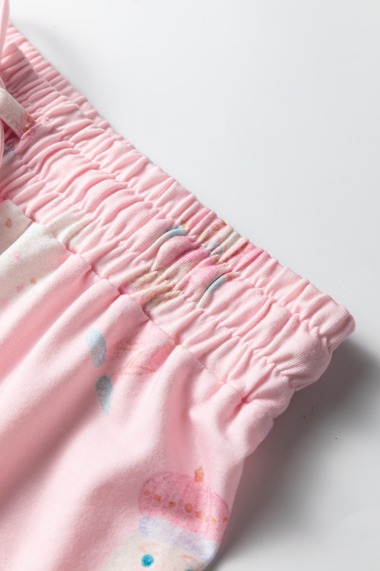Pink Christmas Tree Nutcracker Print 2pcs Lounge Pant Set - loveforevers