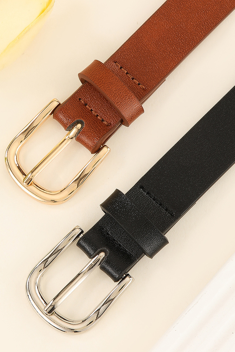 Cinnamon Studded PU Leather Waist Belt - loveforevers