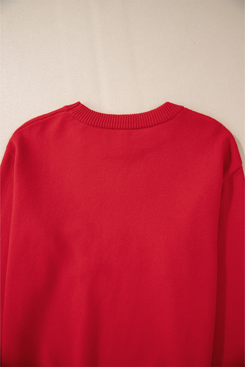 Blackish Green Pearl Beaded Merry Casual Sweater - loveforevers