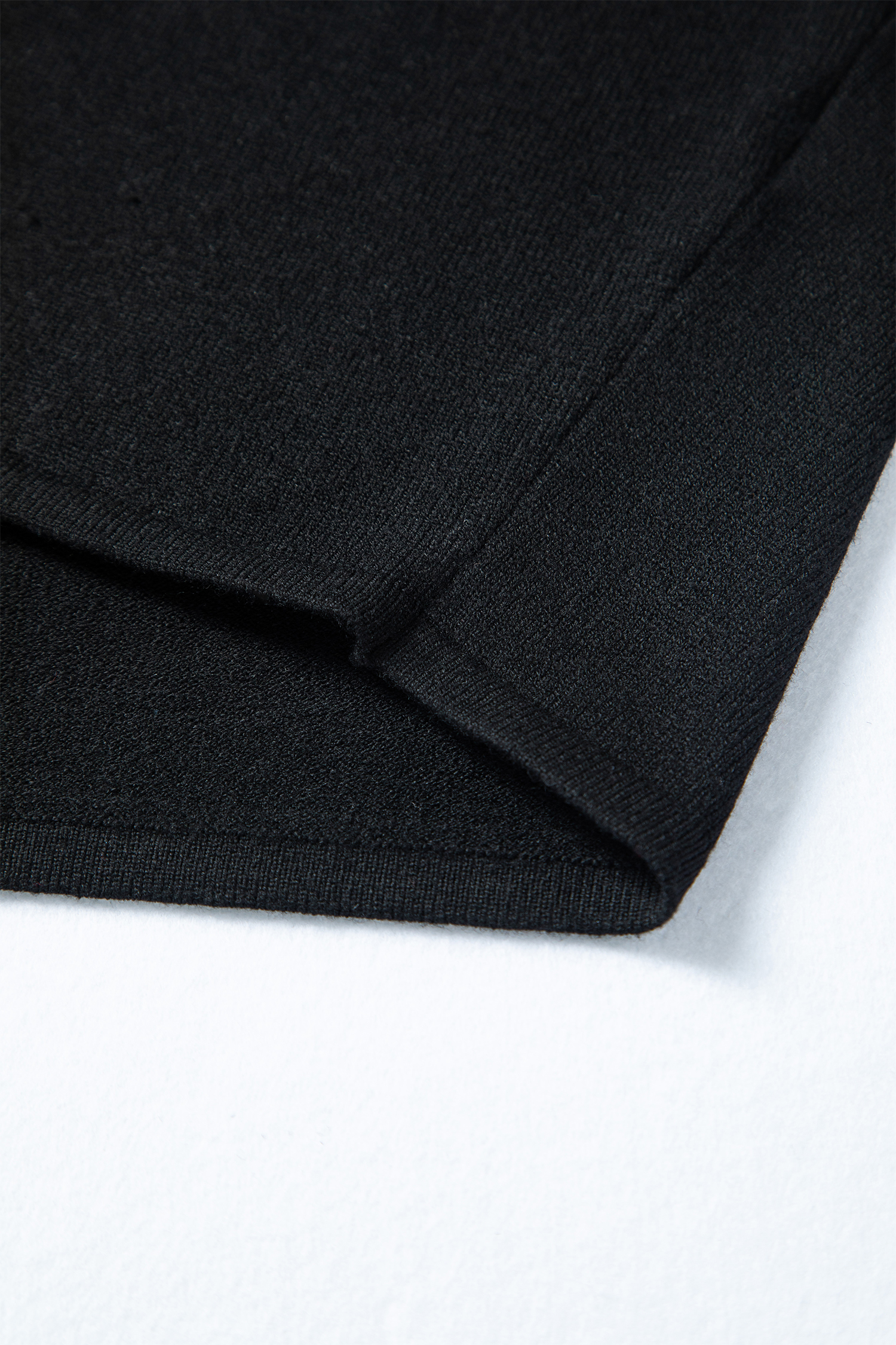 Black Asymmetric Neck Batwing Sleeve Shift Mini Sweater Dress - loveforevers