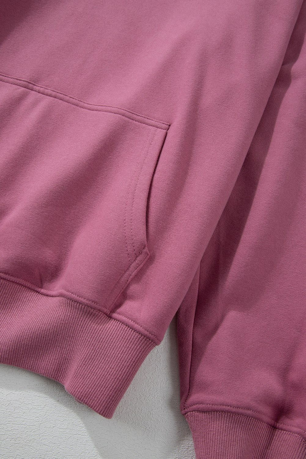 Valerian Fleece Lined Kangaroo Pocket Drawstring Chunky Hoodie - loveforevers