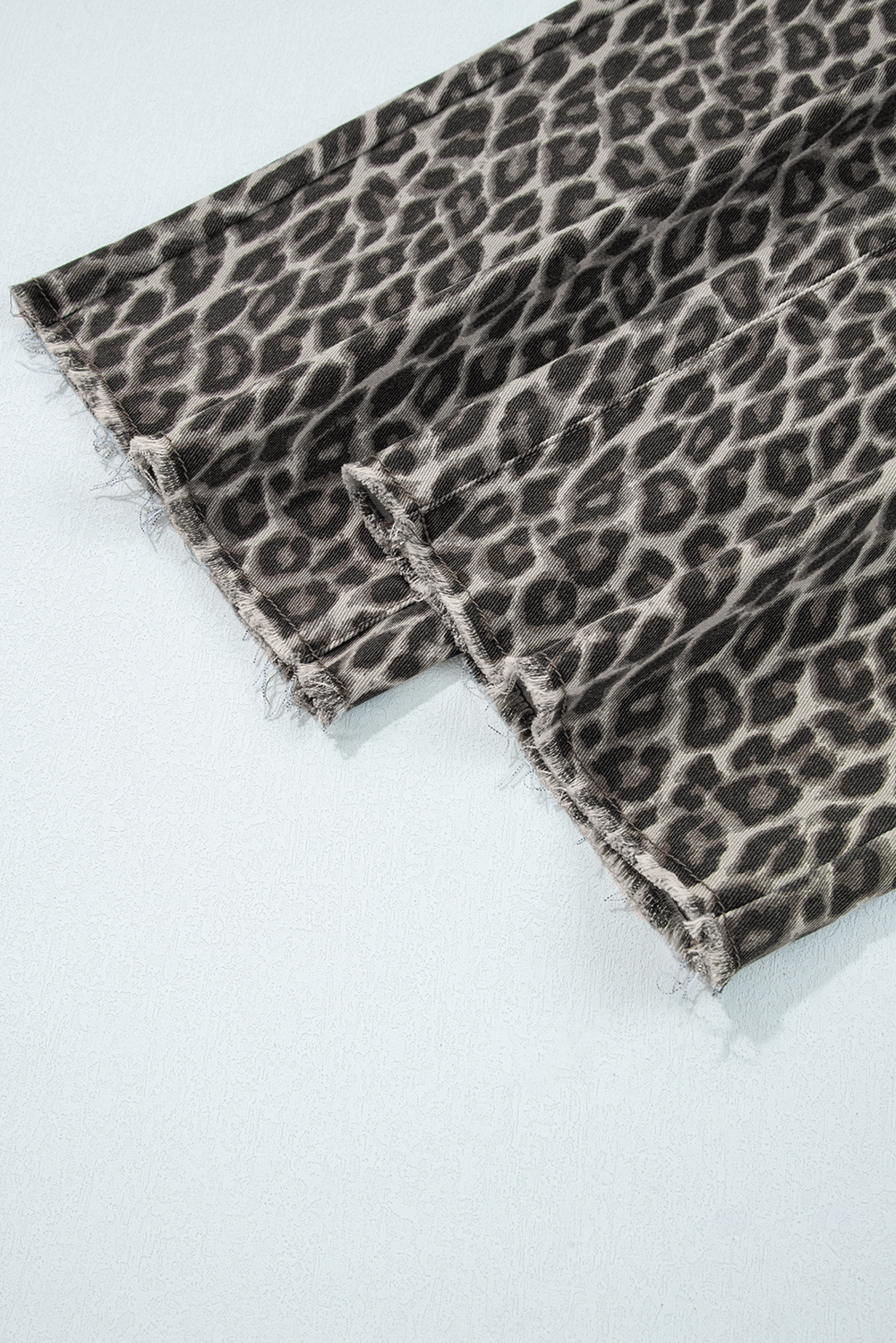 Yellow Leopard Straight Loose Leg Jeans - loveforevers