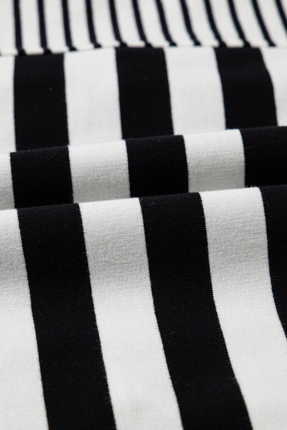 Black Stripe Half Placket Polo T Shirt Dress - loveforevers