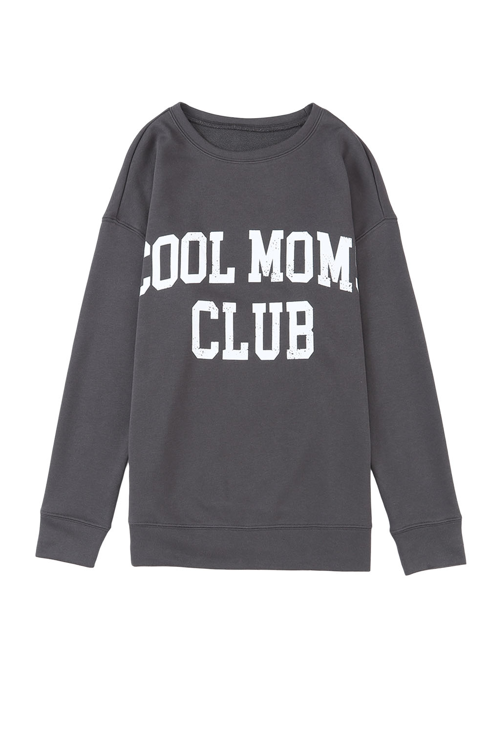 Gray COOL MOMS CLUB Drop Shoulder Sweatshirt - loveforevers
