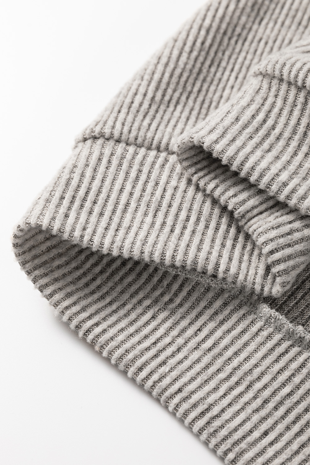 Contrast Ribbed Loose Fit Long Sleeve Top - loveforevers
