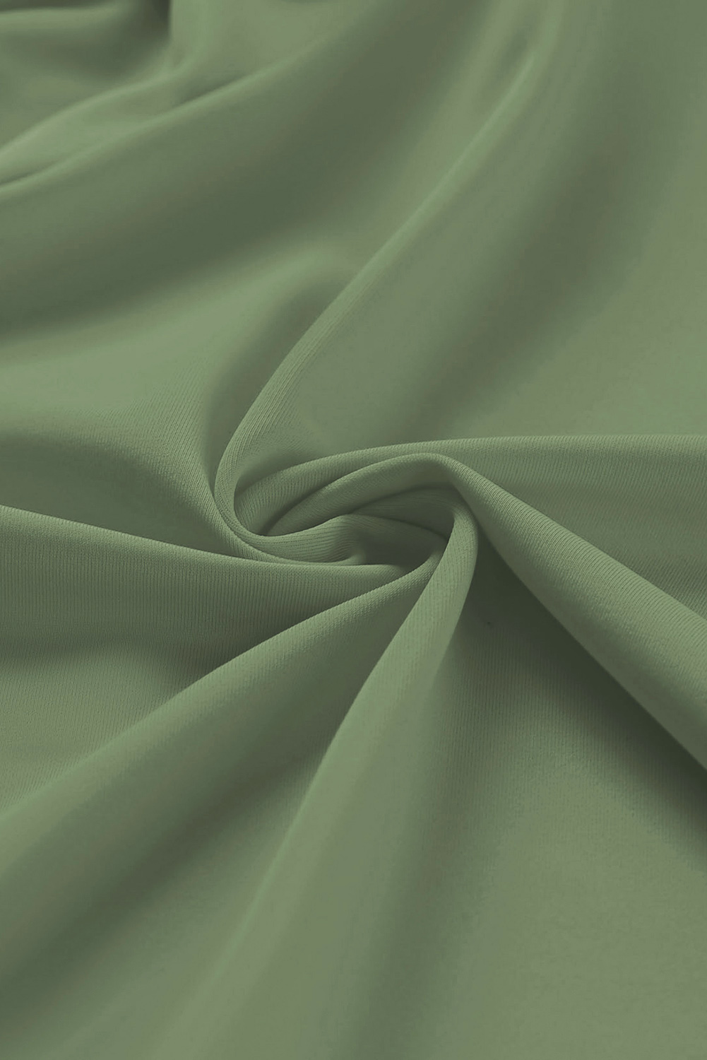 Green Criss Cross Waist Flared Swim Skirt - loveforevers