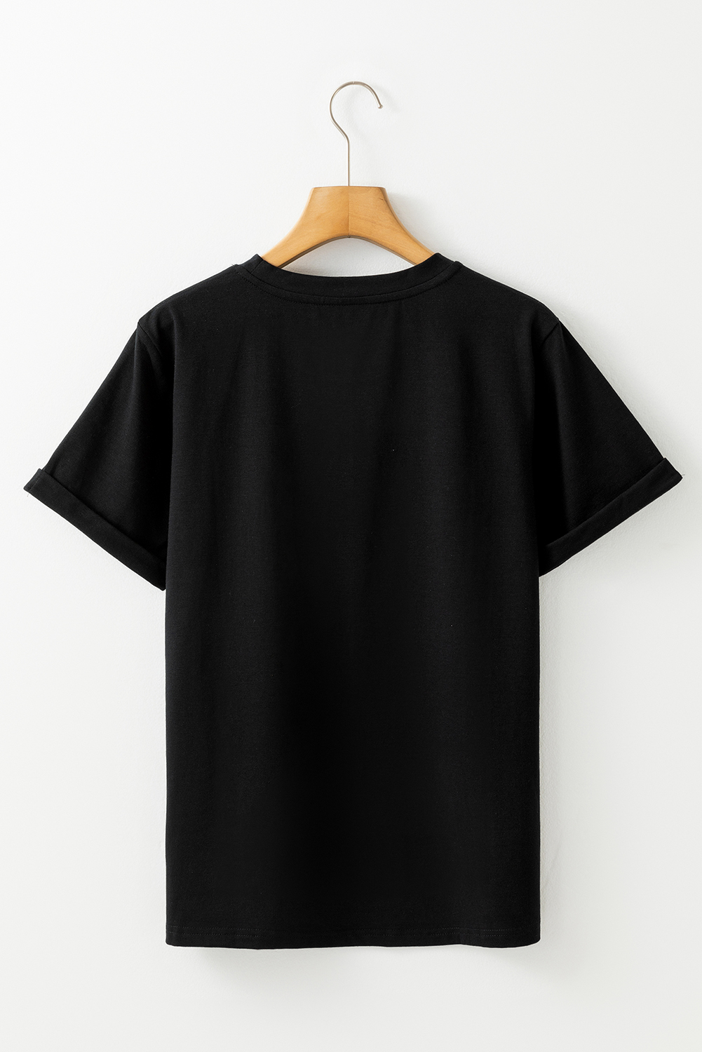 Black Christmas Big Bowknot Graphic Crewneck T Shirt - loveforevers