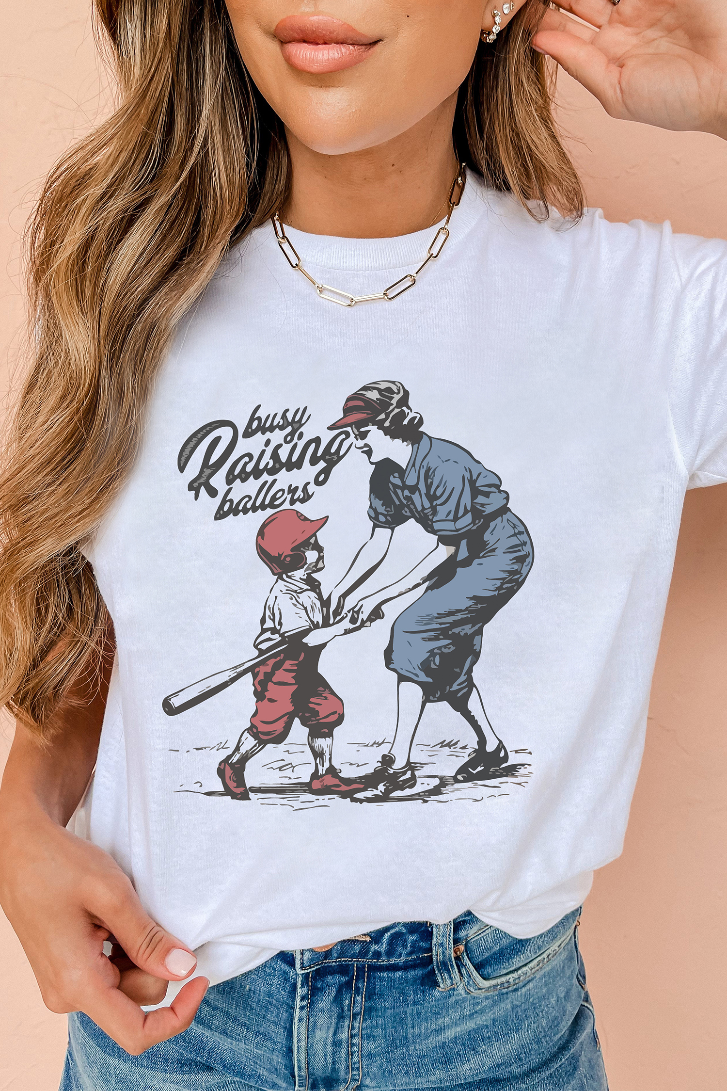 White SHOT CALLER WANNA BE A BALLER Casual Graphic Tee - loveforevers