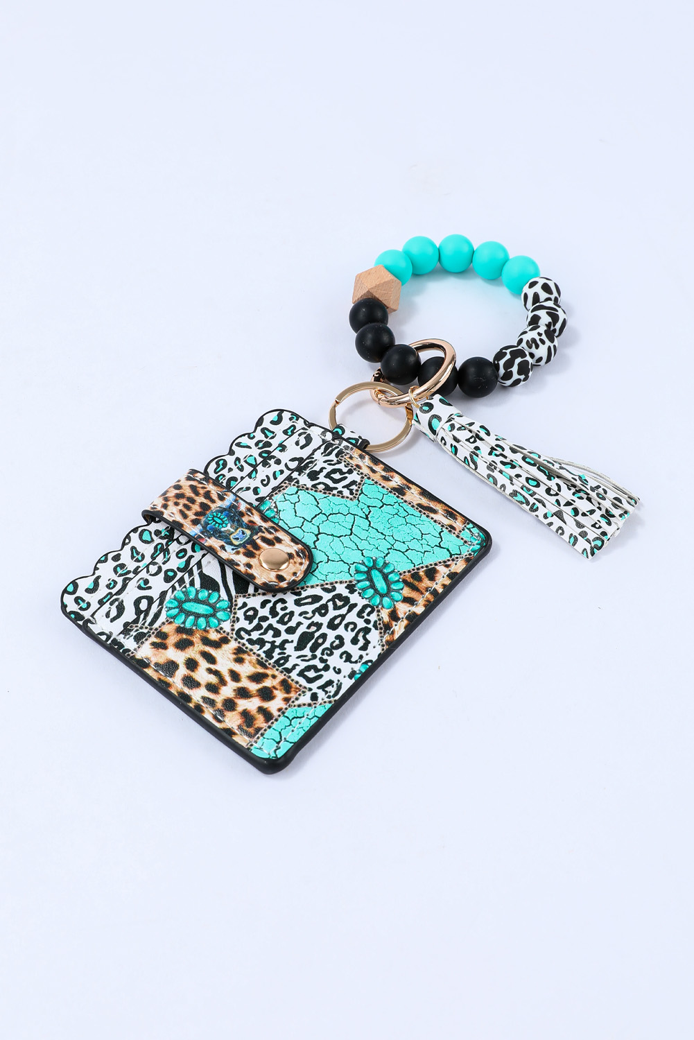 Green Western Fashion Card Bag Bracelet Key Ring - loveforevers