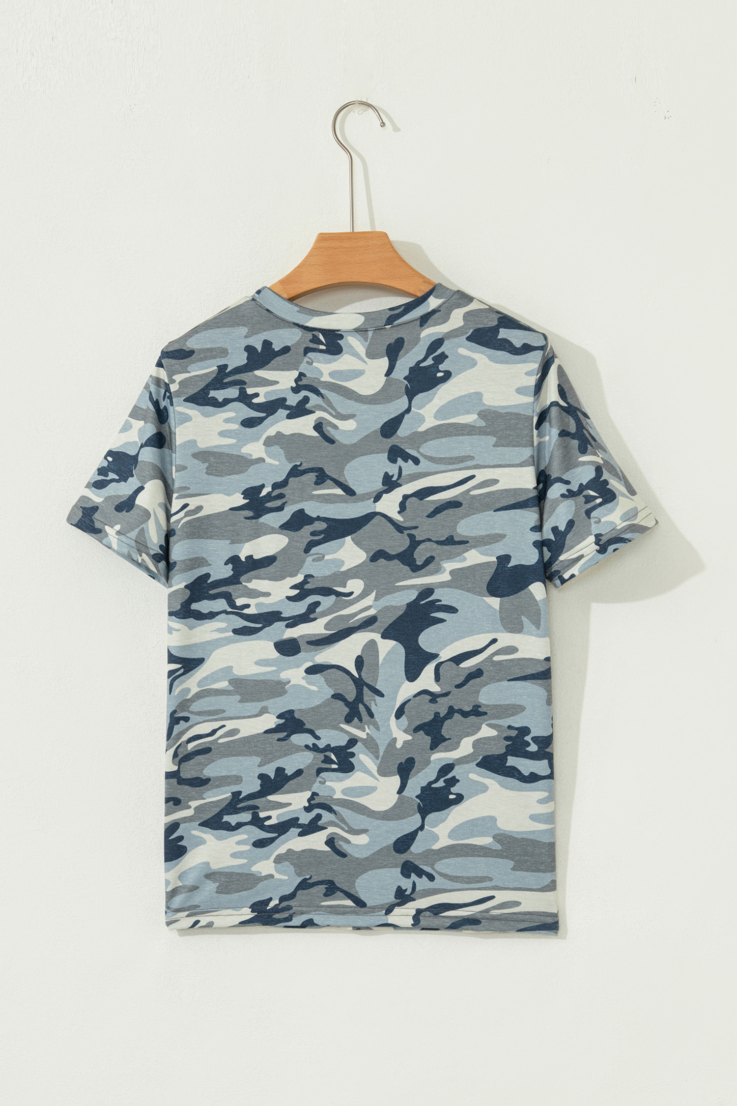 Green Camouflage KENTUCKY Crew Neck Summer Top - loveforevers