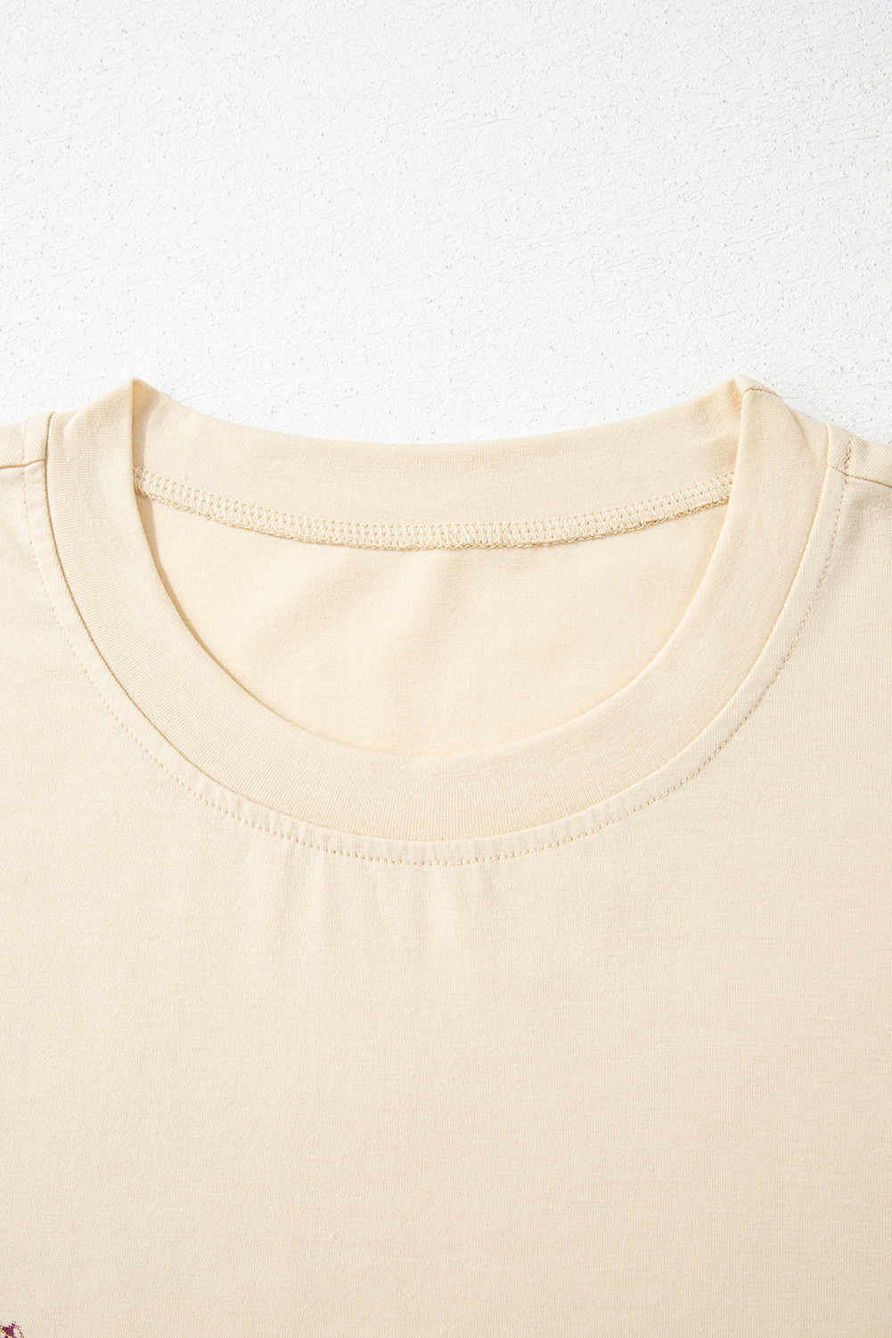 Parchment  Western Burro Cactus Crew Neck Graphic Tee - loveforevers