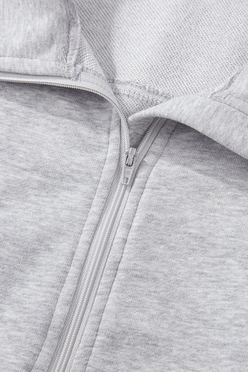Aruba Blue Quarter Zip Stand Neck Kangaroo Pocket Sweatshirt - loveforevers
