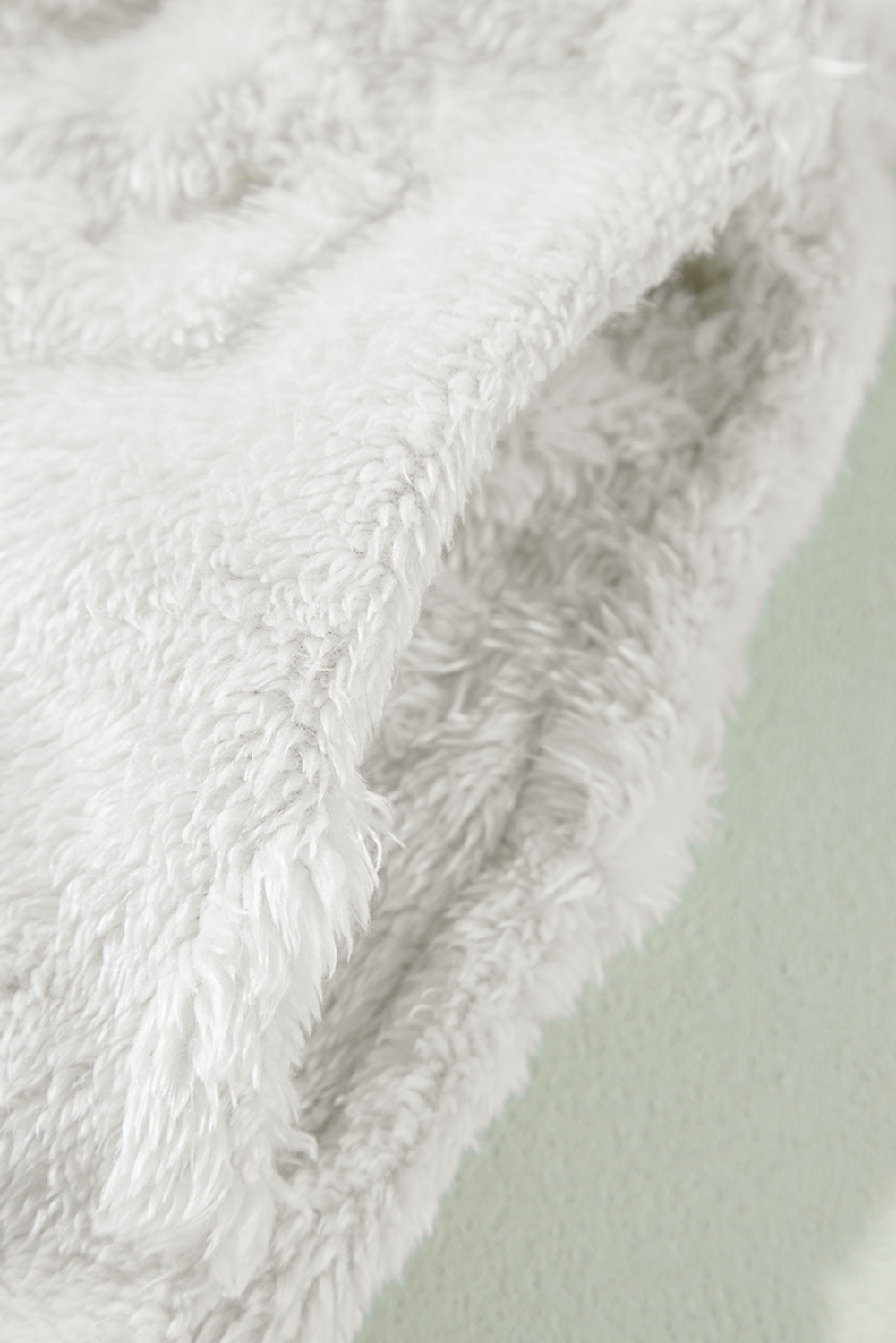 Light Grey Textured Leopard Fleece Loose Two Piece Lounge Set - loveforevers