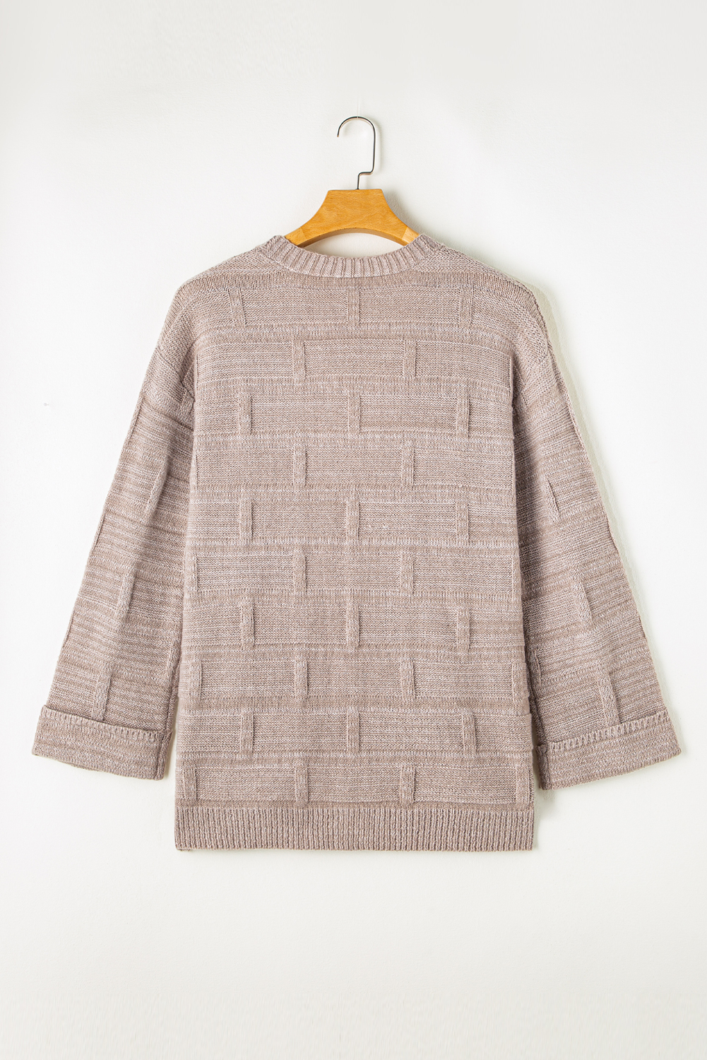 Delicacy Textured Knit Open Front Chic Cardigan with Pockets - loveforevers