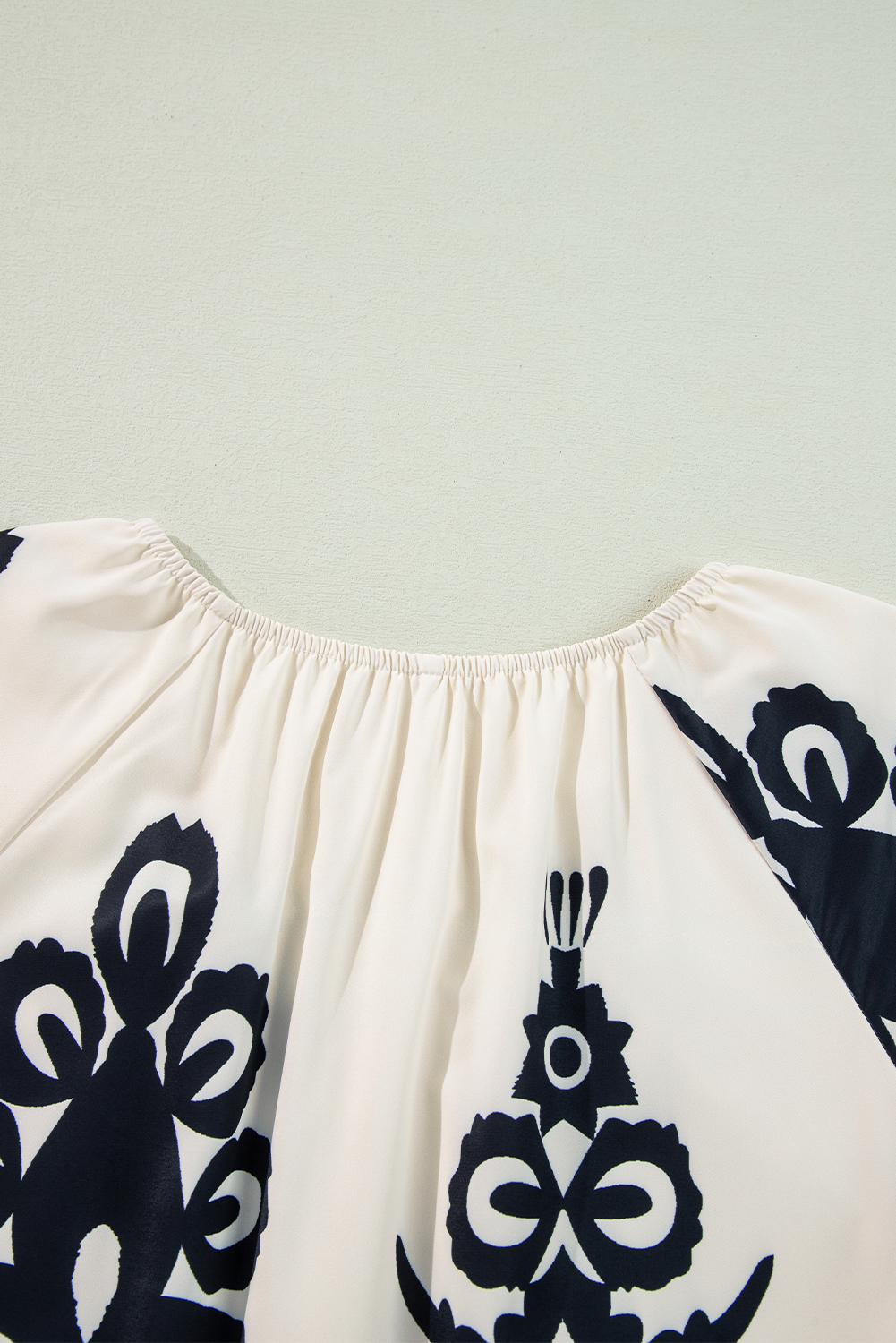 Beige Geometric Printed Sleeveless Hollowed Bowknot Back Mini Dress - loveforevers