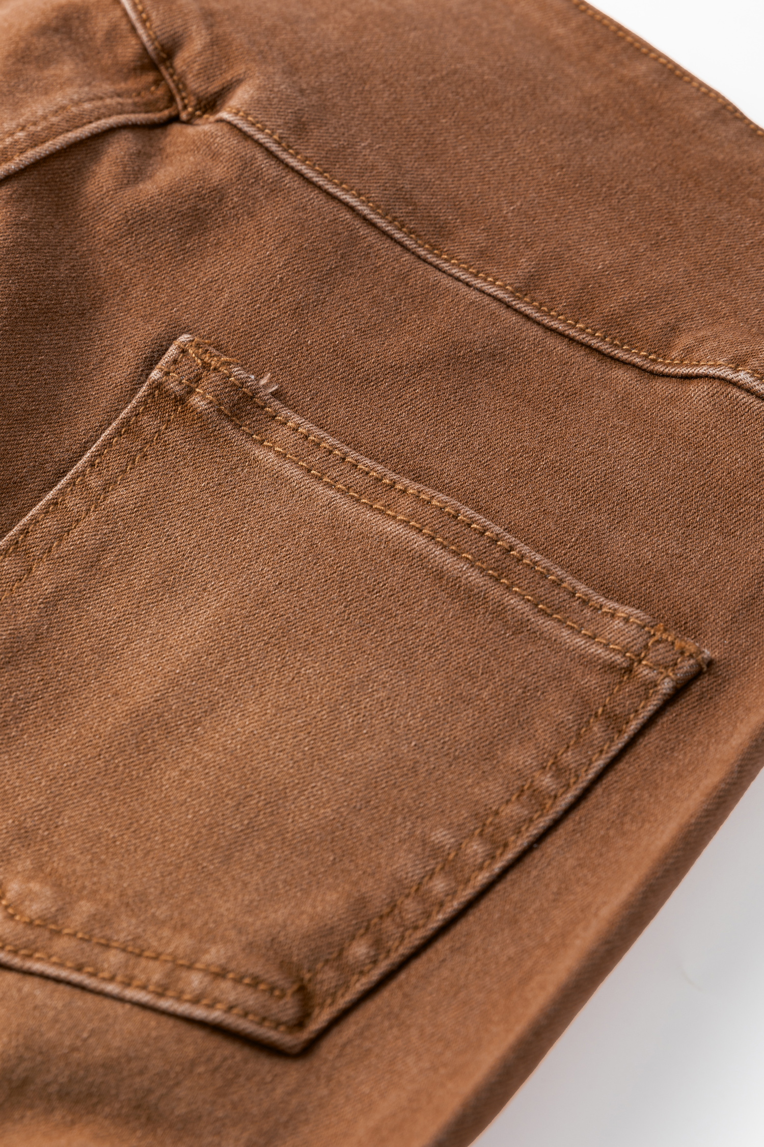 Coffee High Waist Button Fly Seamed Raw Hem Flare Jeans - loveforevers