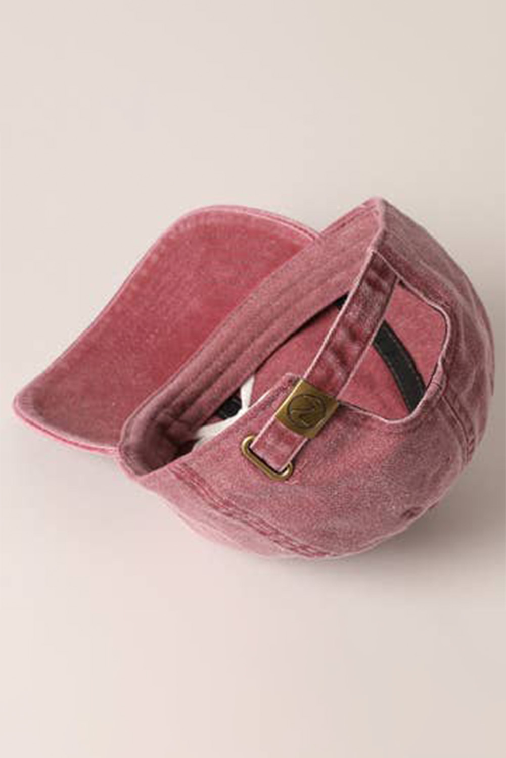 Rose Pink Embroidered Bow Knot Denim Baseball Cap - loveforevers