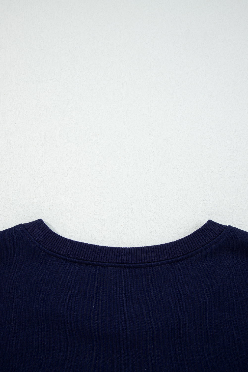 Black CLASSY UNTIL KICKOFF Plush Letter Patched Loose Sweatshirt - loveforevers