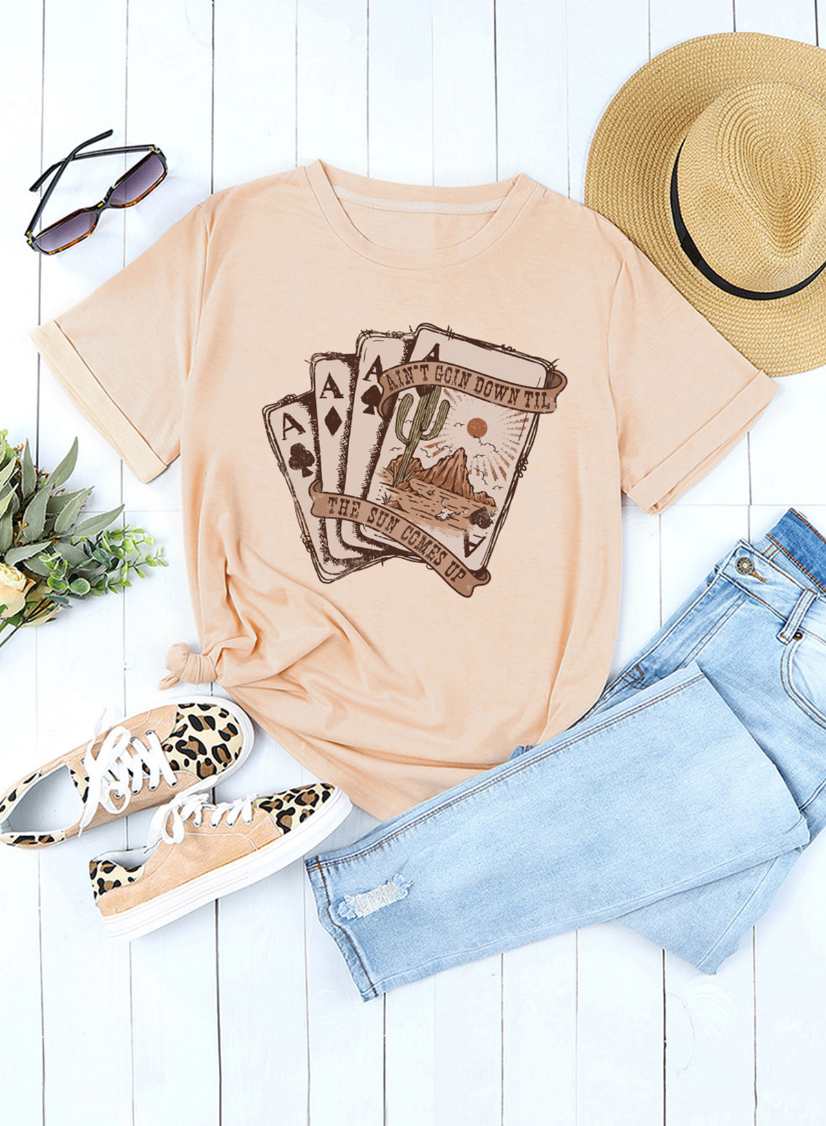 White Just A Girl Who Loves Fall Graphic T Shirt - loveforevers