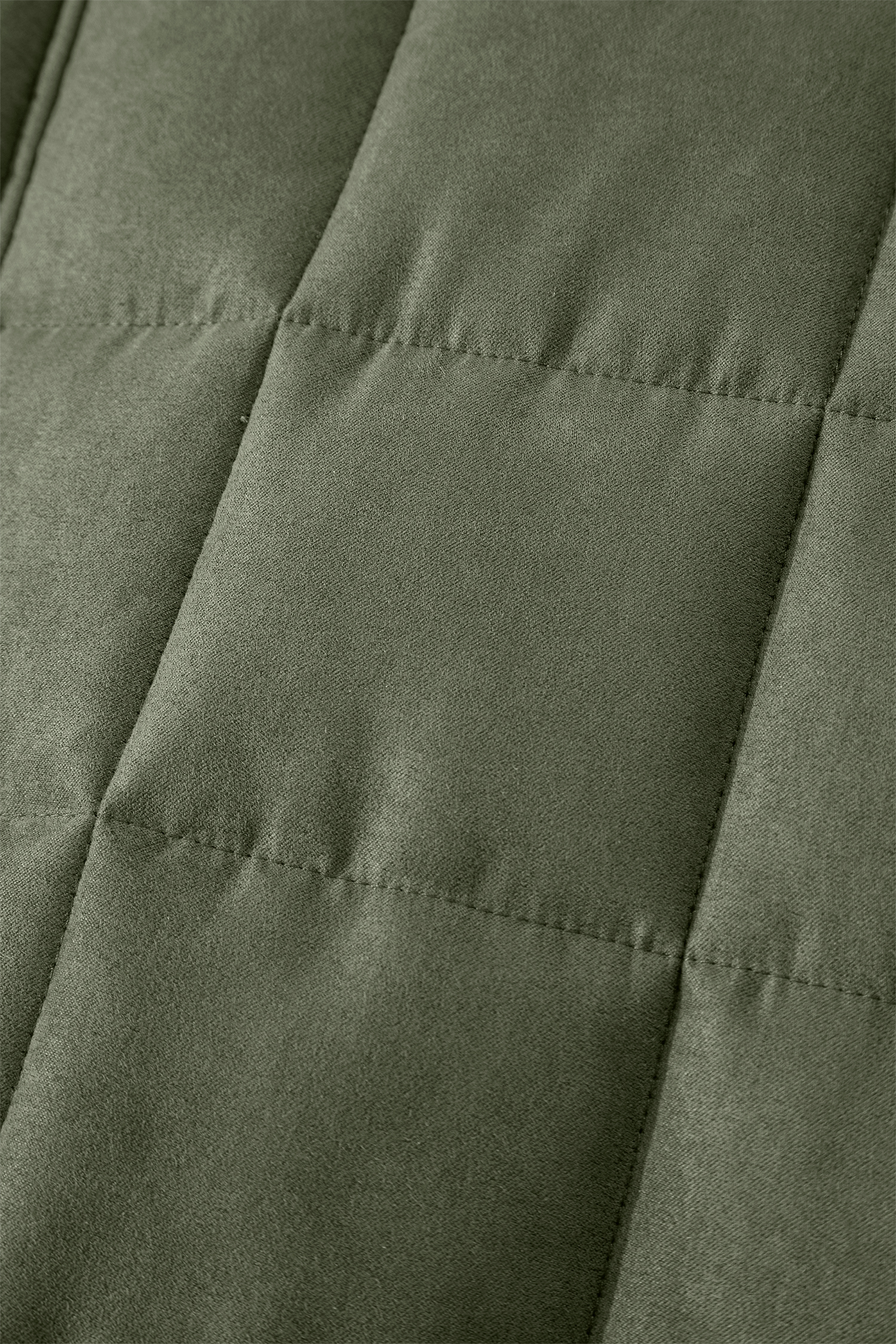 Khaki Zip-Up Pocket Quilted Jacket - loveforevers