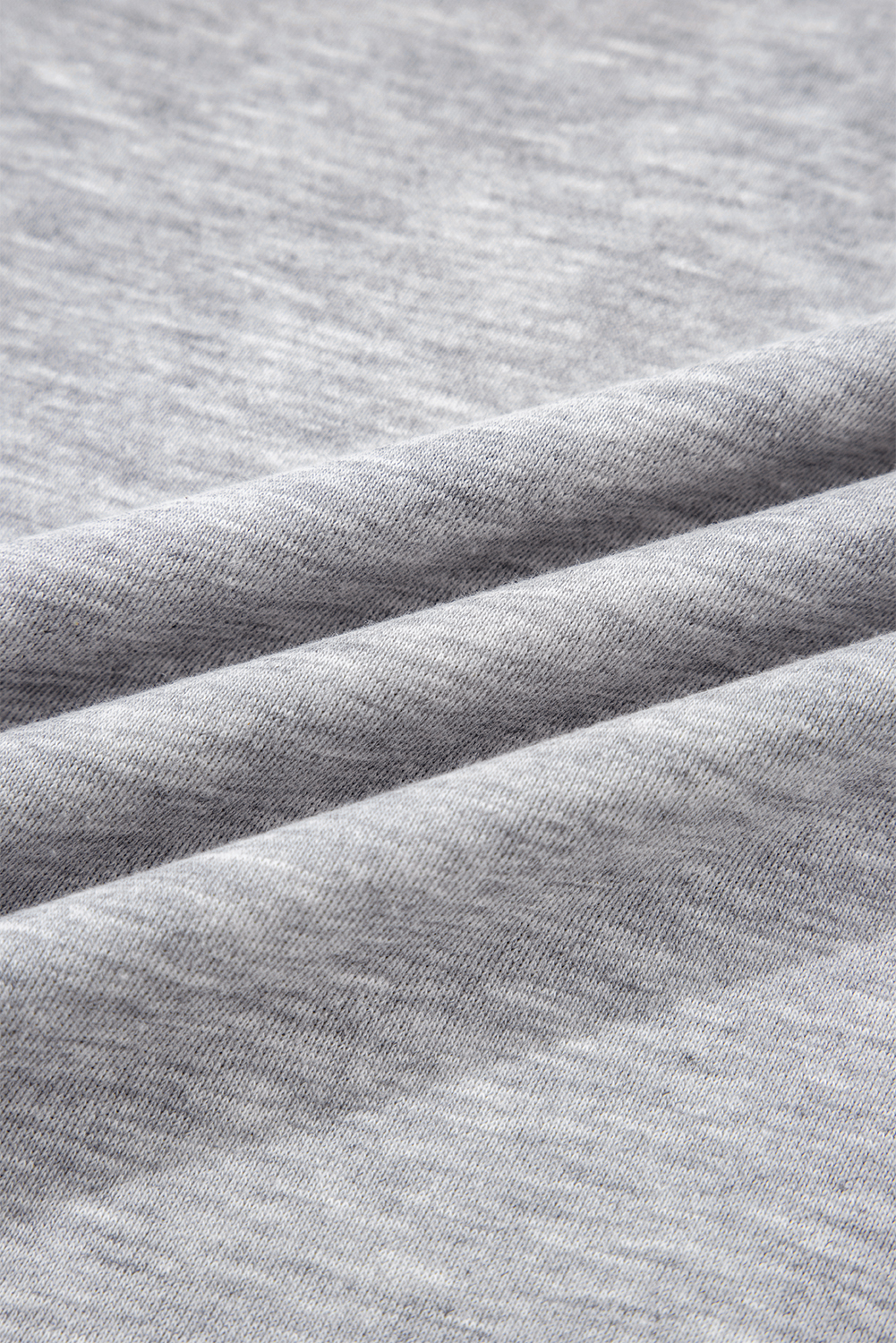 Gray Varsity Contrast Striped Trim V Neck Sweatshirt - loveforevers