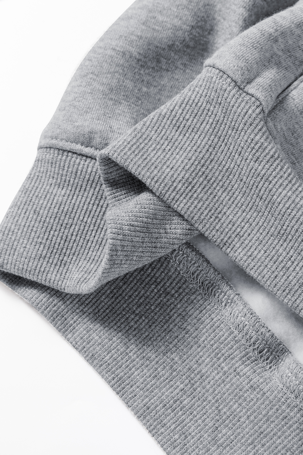Gray Solid Drop Shoulder Hoodie and Joggers Activewear Set - loveforevers