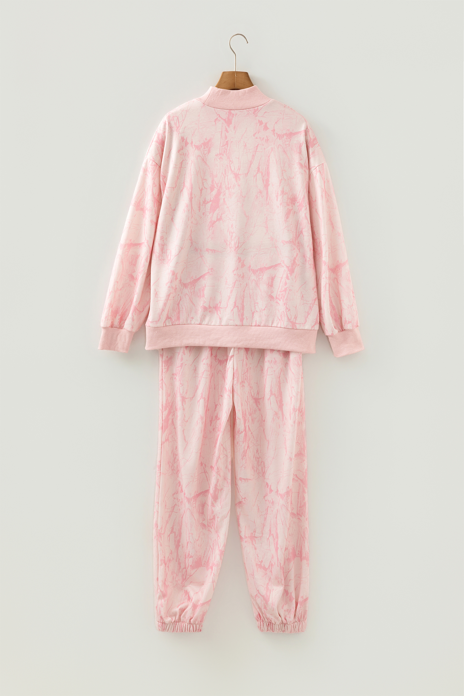 Pink Camo Print Jogger Pants Set - loveforevers