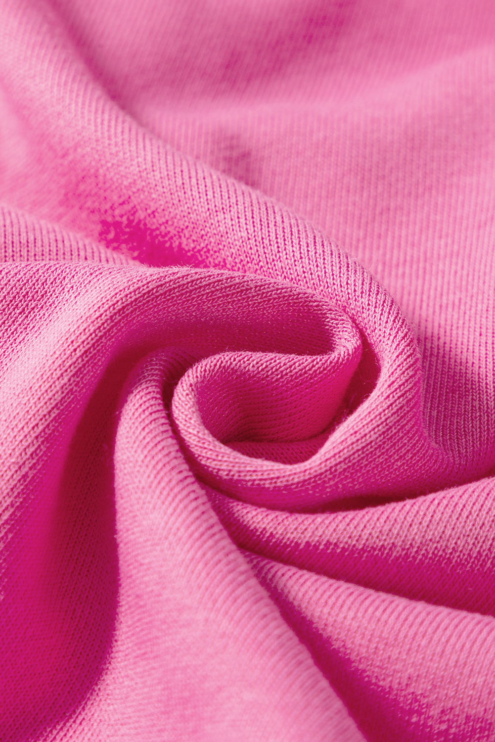 Sachet Pink Contrast Flower Drop Shoulder Loose T Shirt - loveforevers