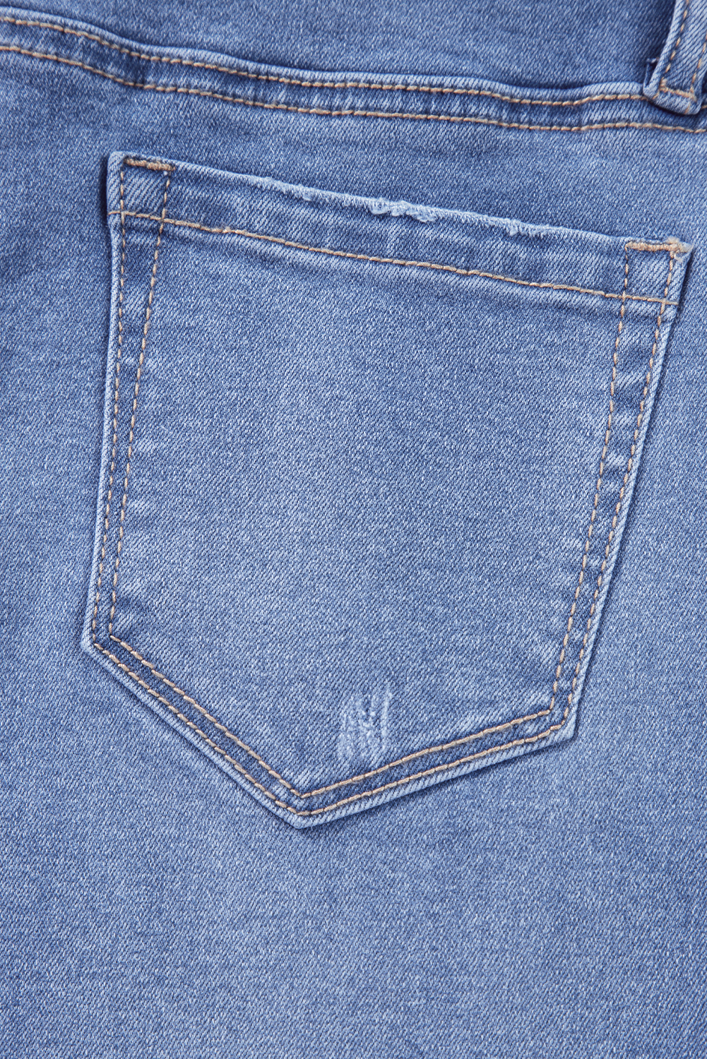 Dusk Blue Loose Straight Leg Cropped High Waist Jeans - loveforevers