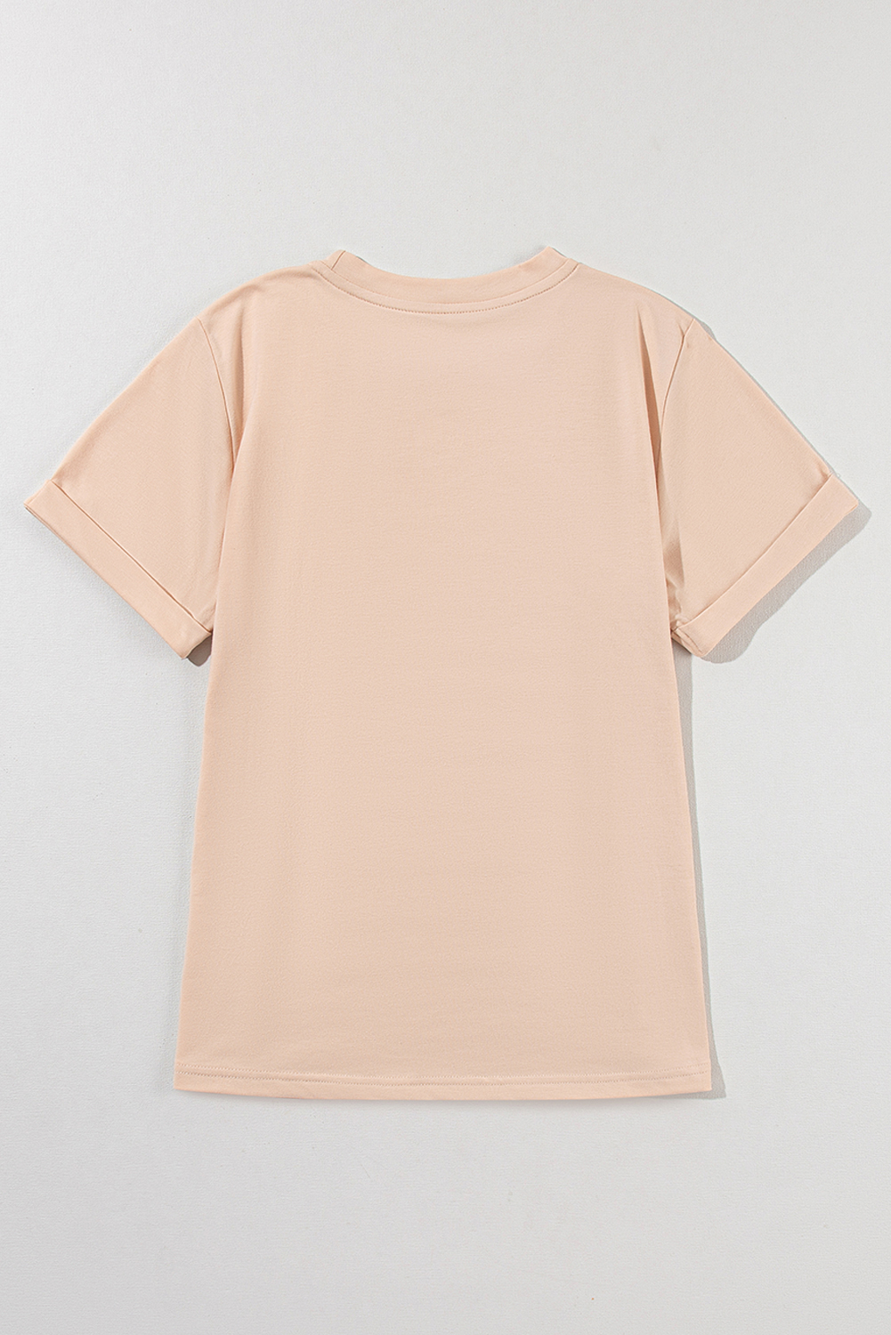 Khaki Flying Mallard Sequin Patched Graphic Tee - loveforevers