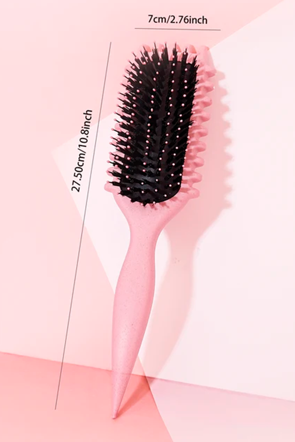 Pink Curl-Enhancing Air Cushion Comb - loveforevers
