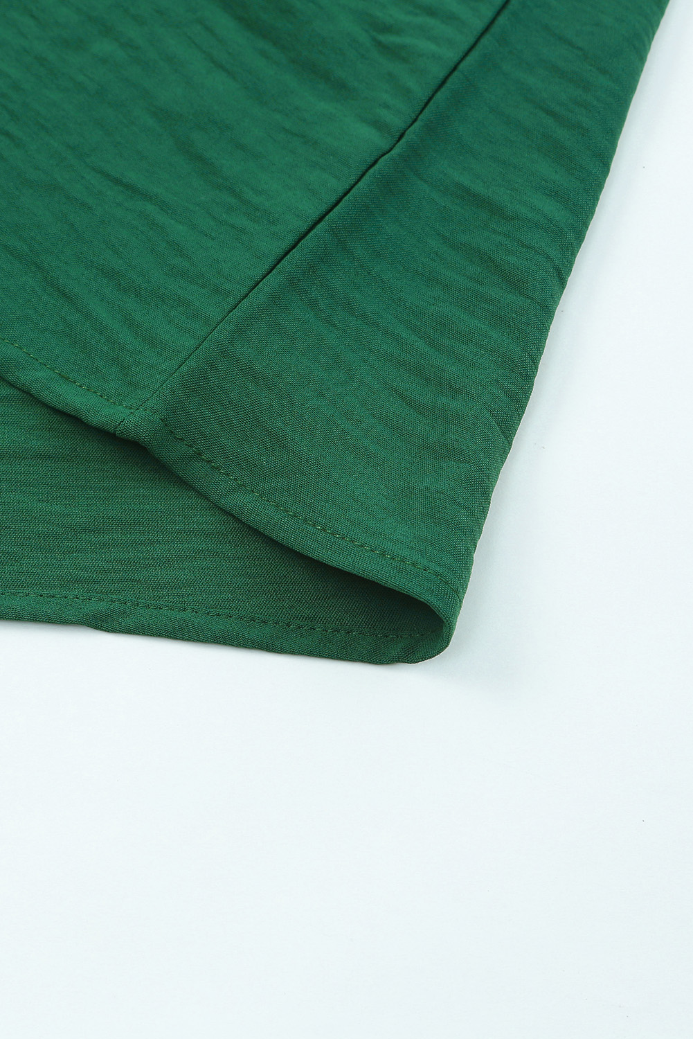 Green Smocked Wrist Shift Top - loveforevers