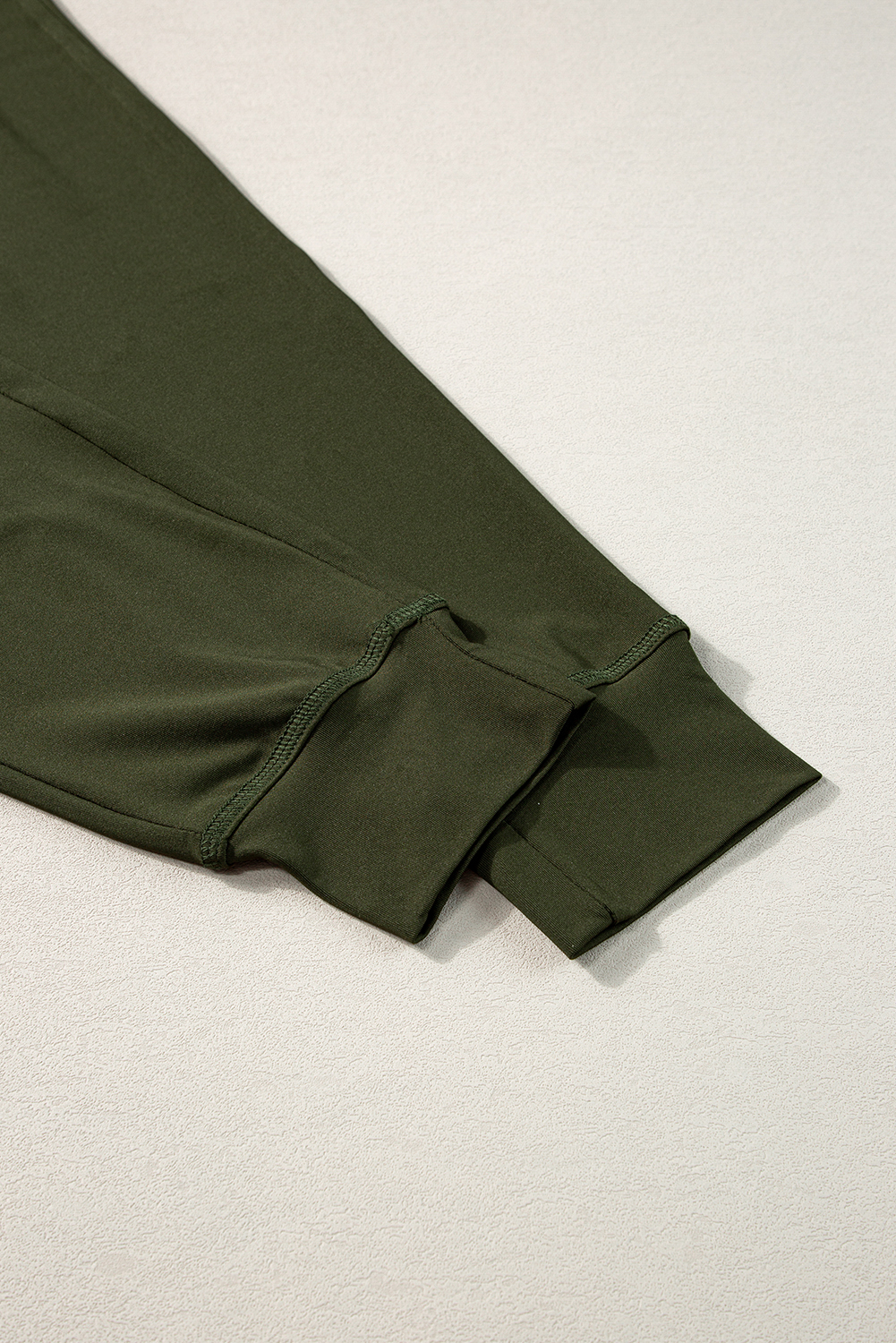 Black Drawstring Elastic Waistband Pocketed Joggers - loveforevers