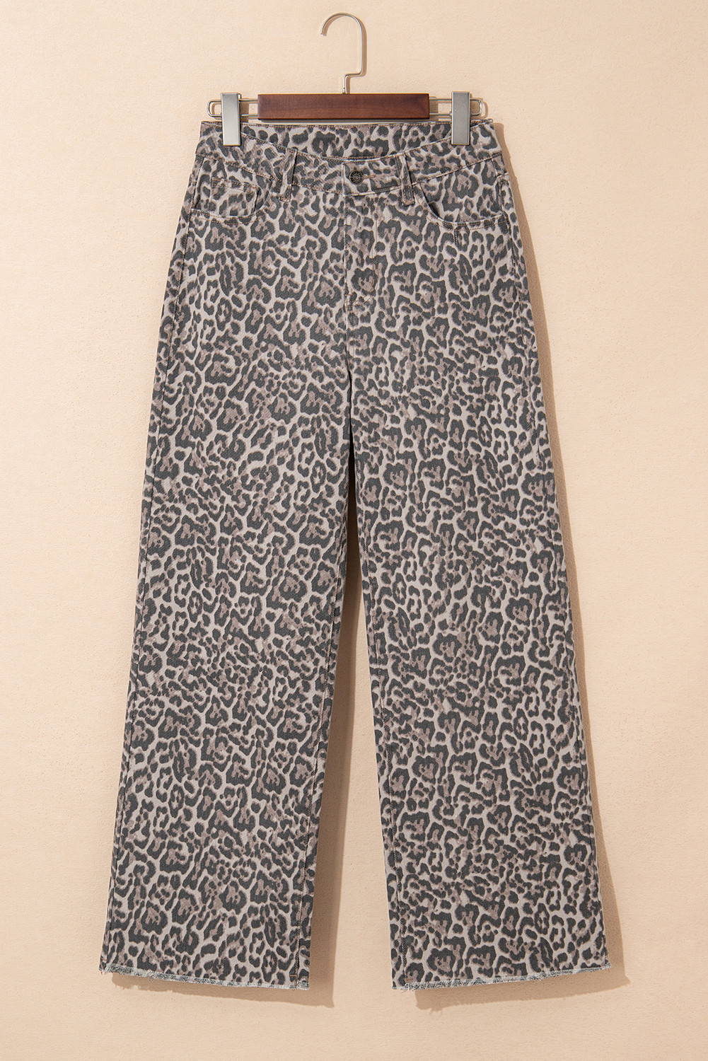 Dusk Blue Loose Straight Leg Cropped High Waist Jeans - loveforevers