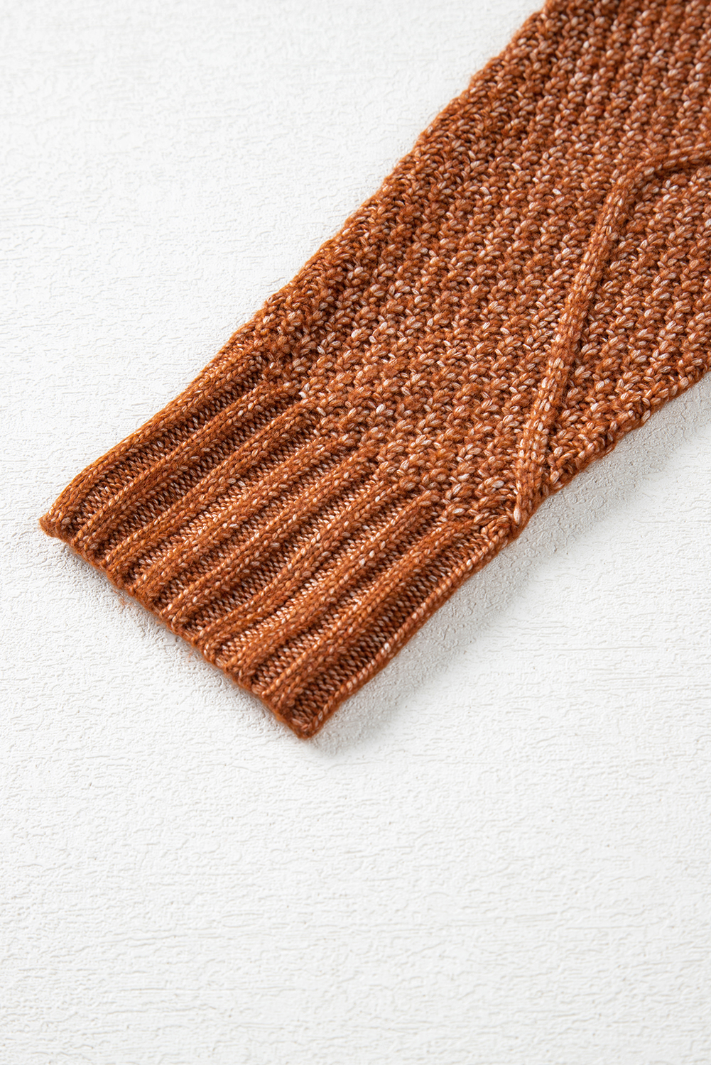 Parchment Cable Knit Drop Shoulder Loose Fit Sweater Dress - loveforevers