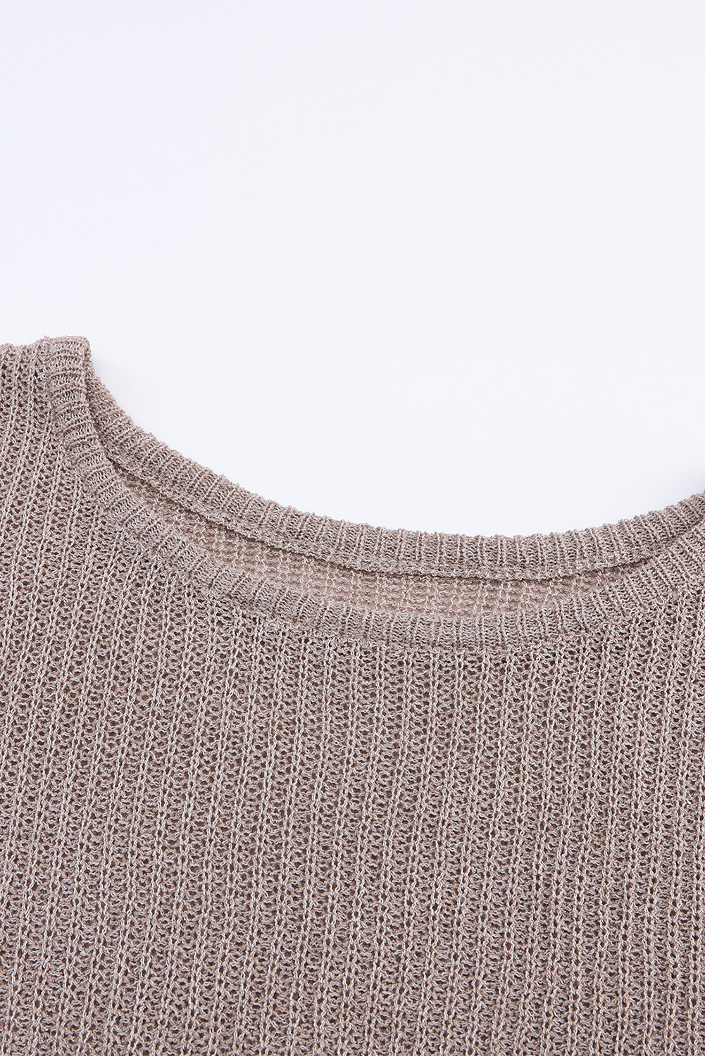 Gray Slouchy Dolman Sleeve High Low Sweater - loveforevers
