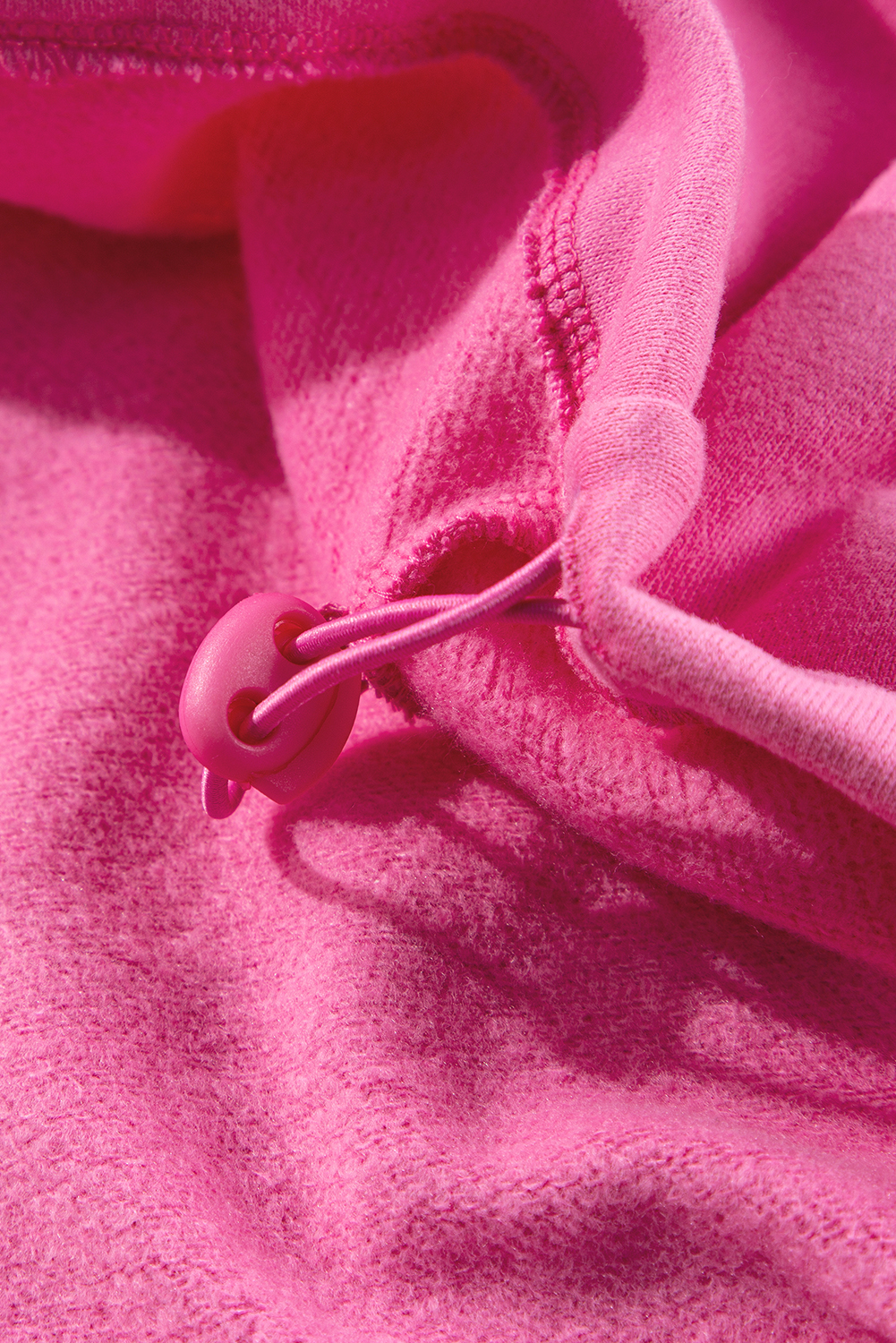 Bonbon Fleece Lined Half Zipper Kangaroo Pockets Loose Hoodie - loveforevers