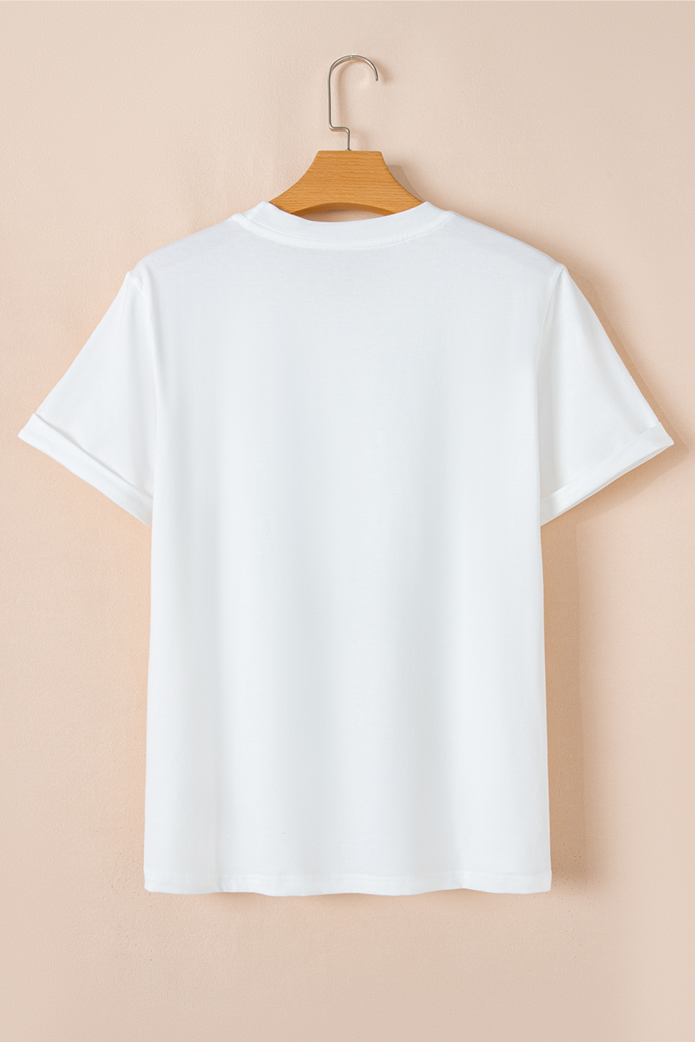 White Believe Christmas Father Graphic Crewneck T Shirt - loveforevers