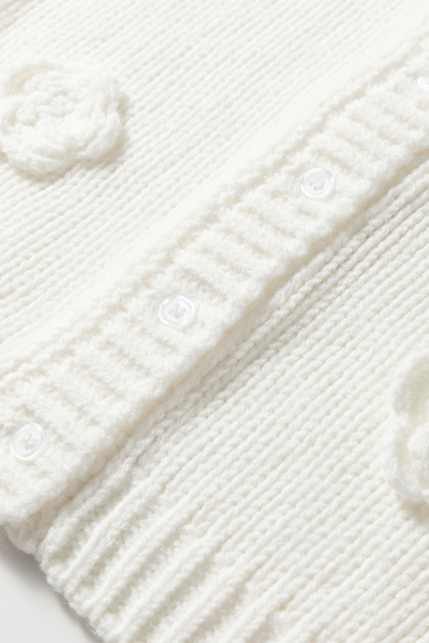 White 3D Flower Spaghetti Straps Sweater Vest - loveforevers