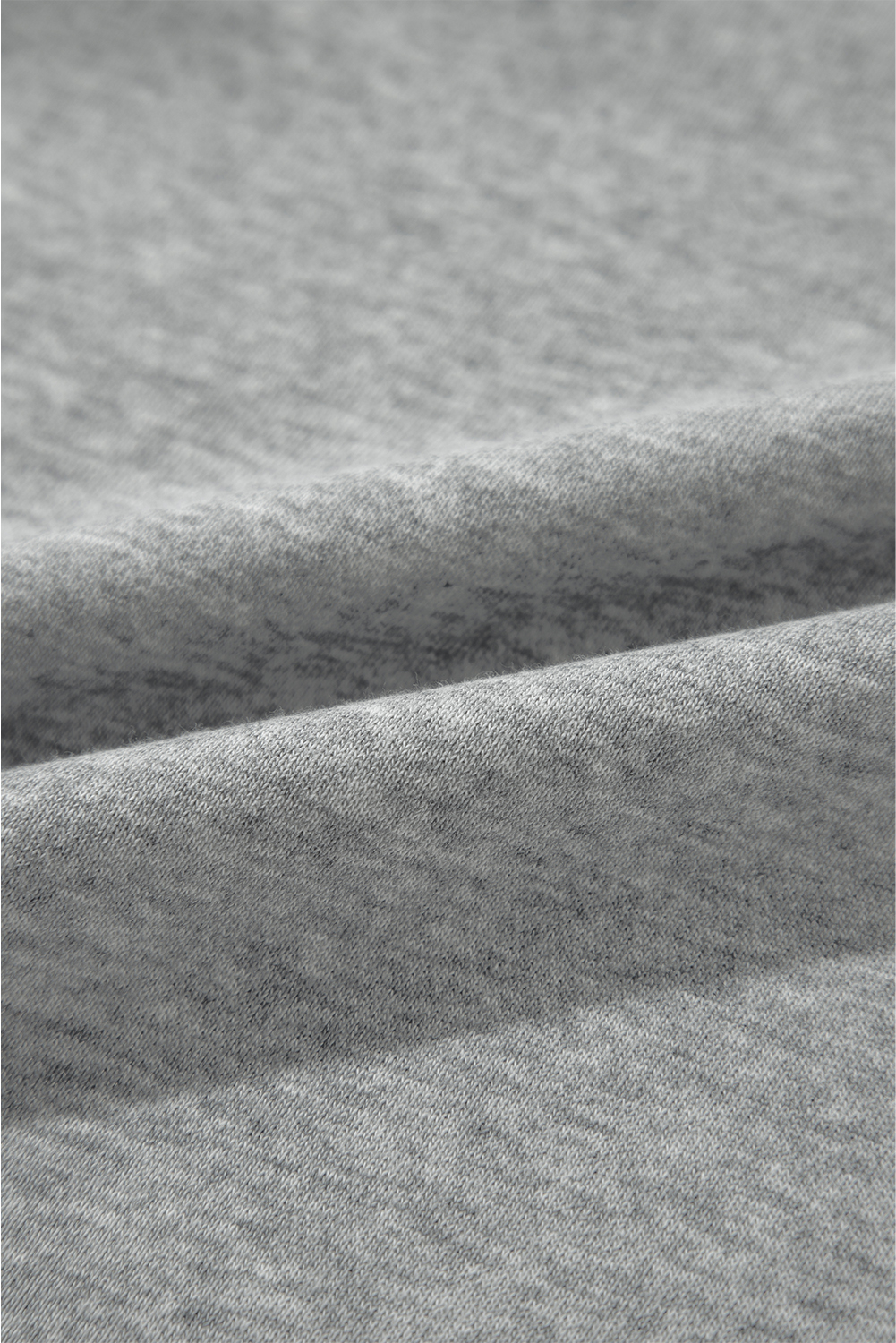 Gray Solid Classic Crewneck Pullover Sweatshirt - loveforevers
