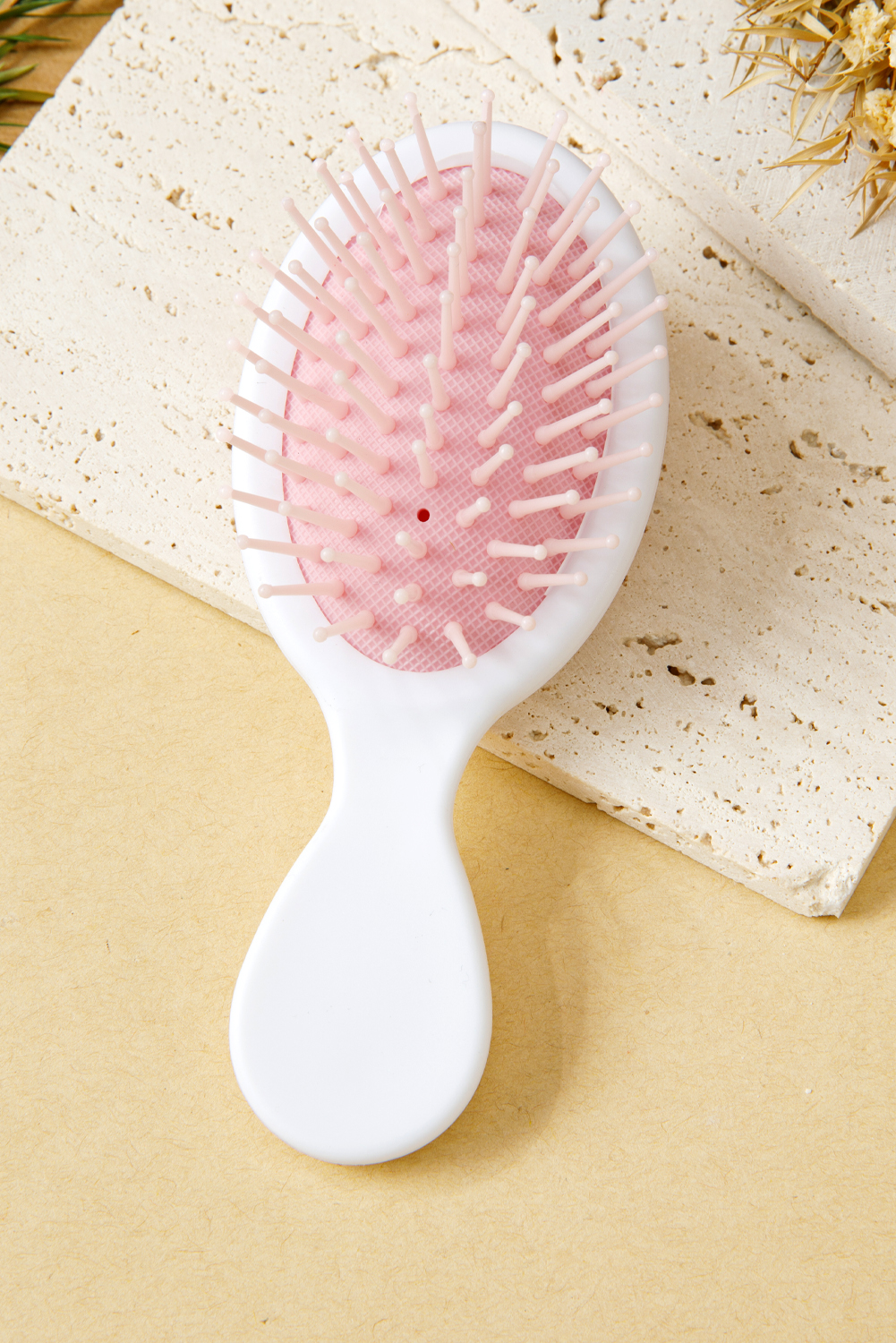 White 3D Cute Bow Air Cushion Message Comb - loveforevers