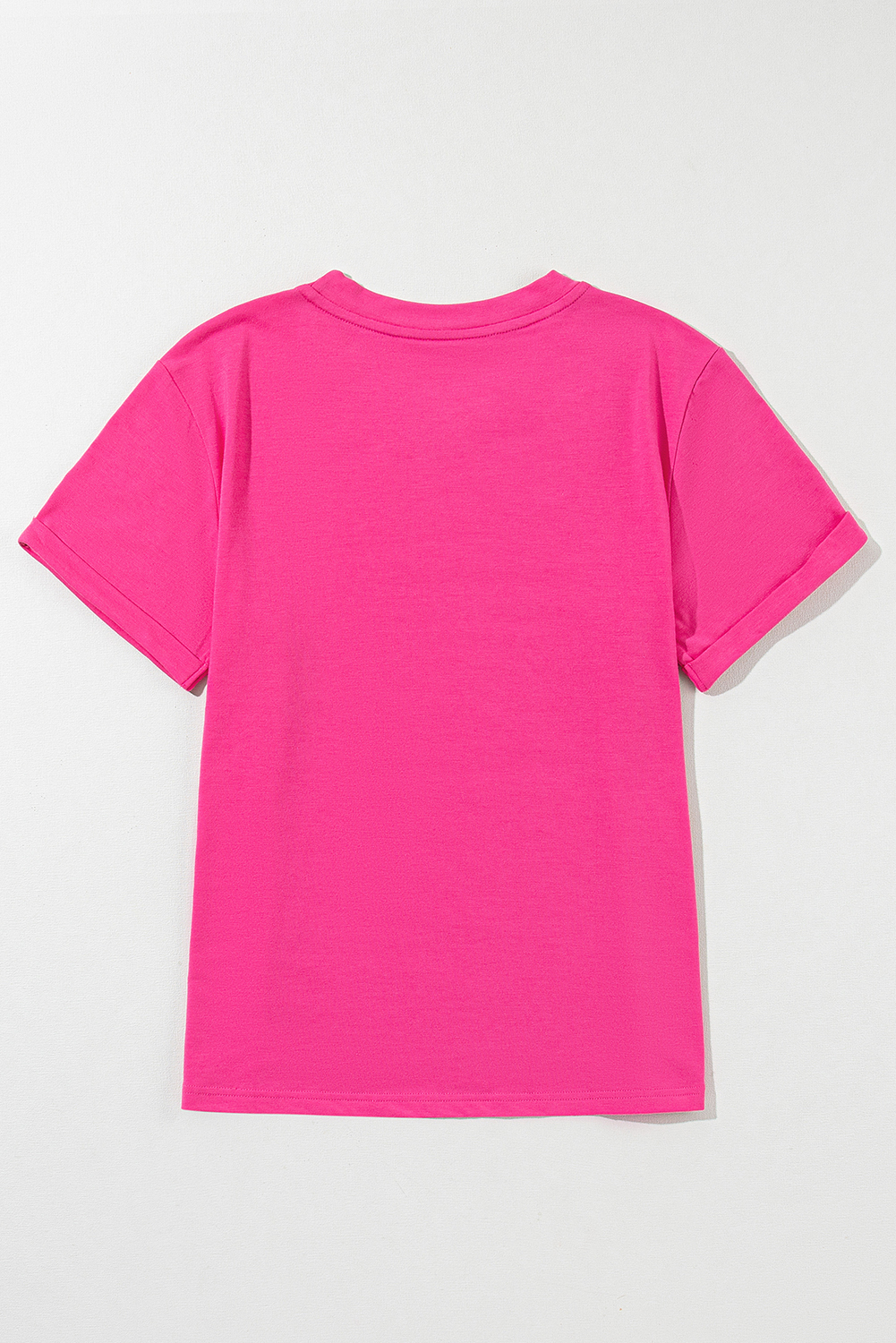 Khaki Casual Plain Crew Neck Tee - loveforevers