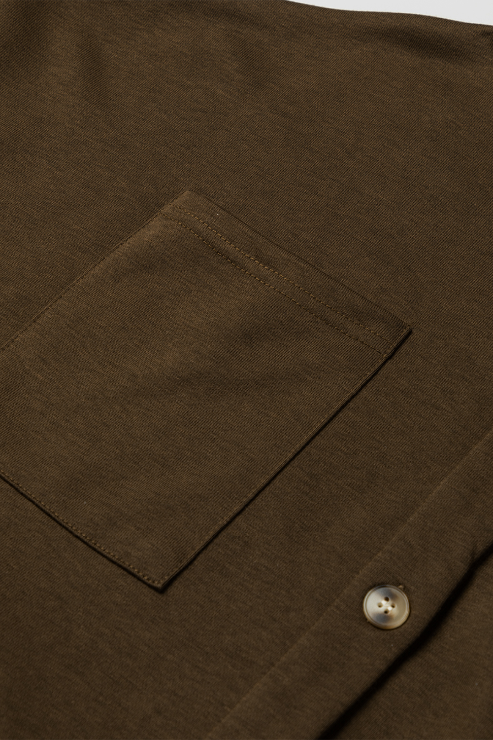 Dark Brown Button Up Contrast Knitted Sleeves Hooded Jacket - loveforevers