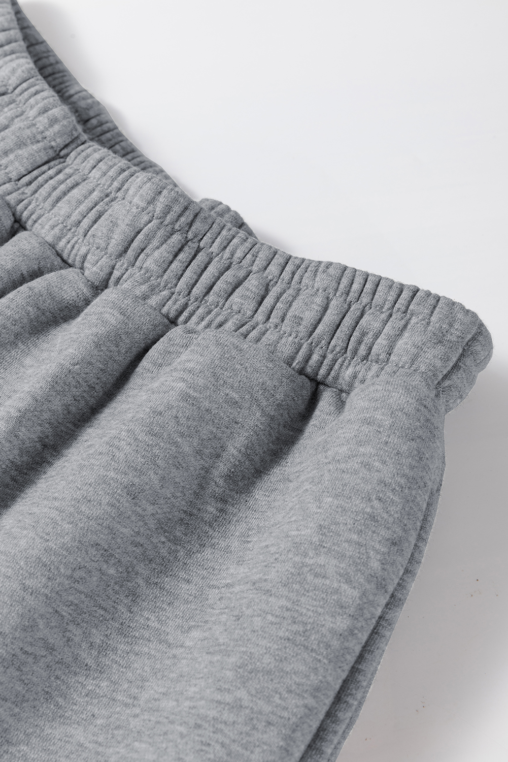 Gray Solid Drop Shoulder Hoodie and Joggers Activewear Set - loveforevers